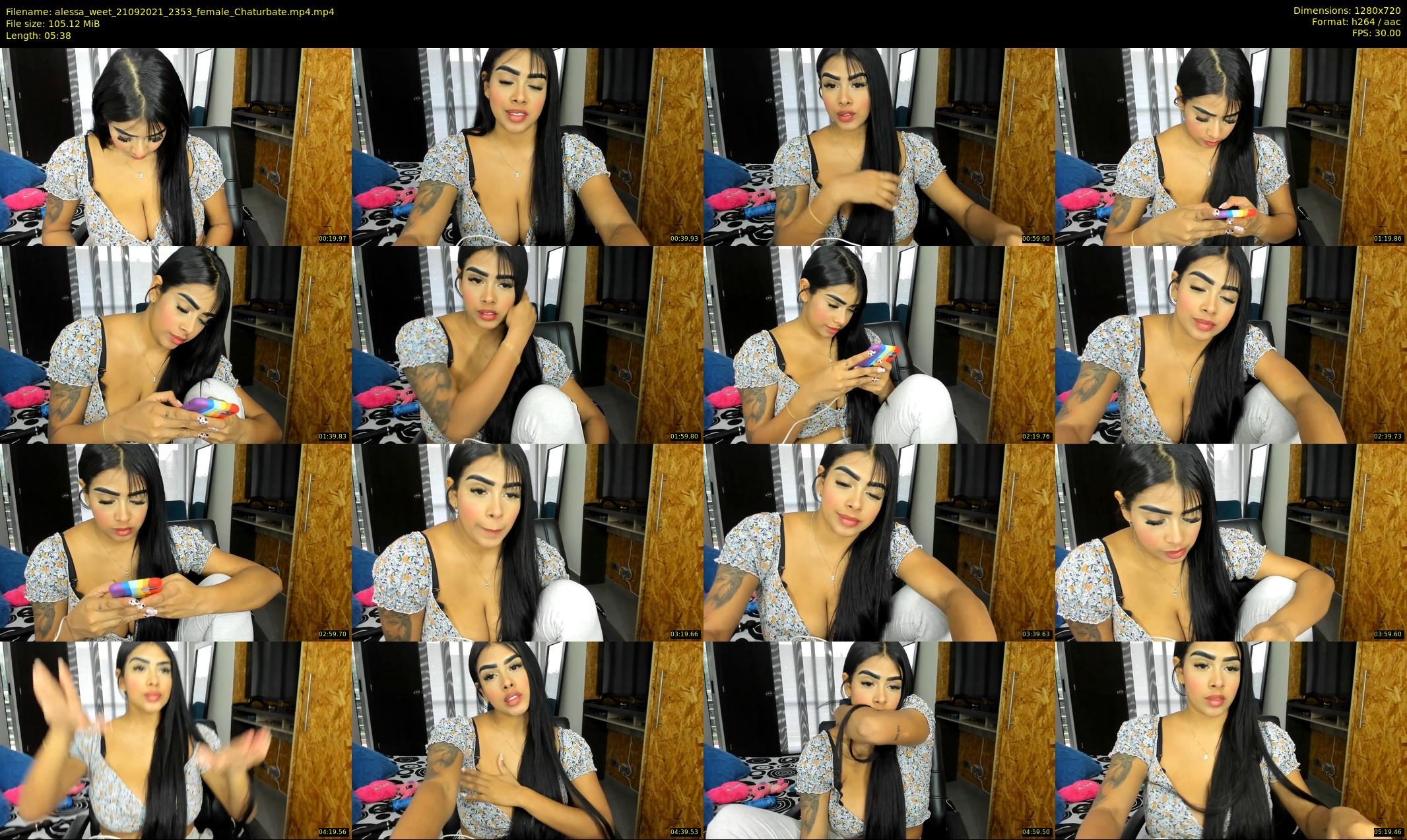 alessa_weet — 6 minute Chaturbate female cam show recording, 720p, Sep 21, 2021