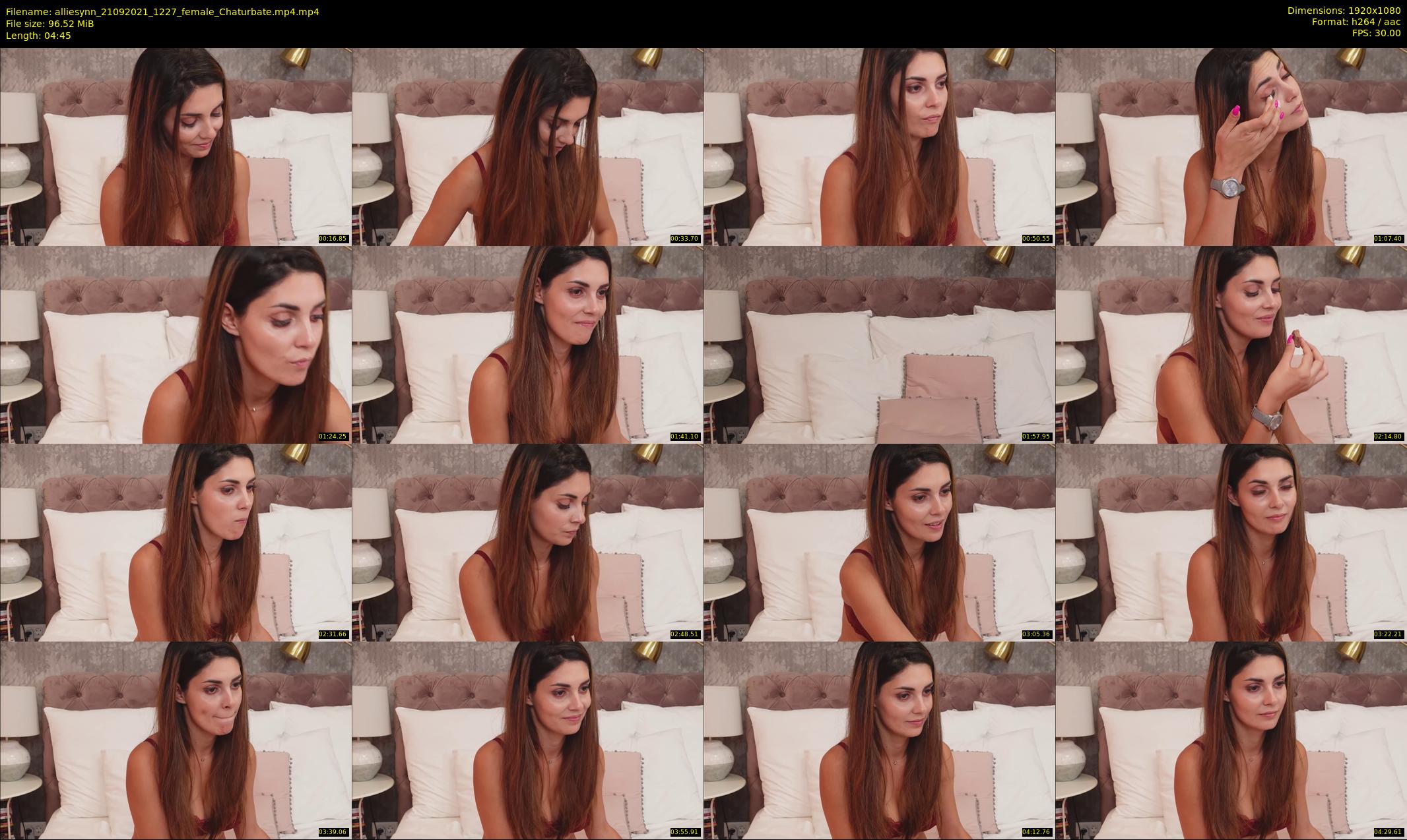 alliesynn — 5 minute Chaturbate female cam show recording, 1080p, Sep 21, 2021