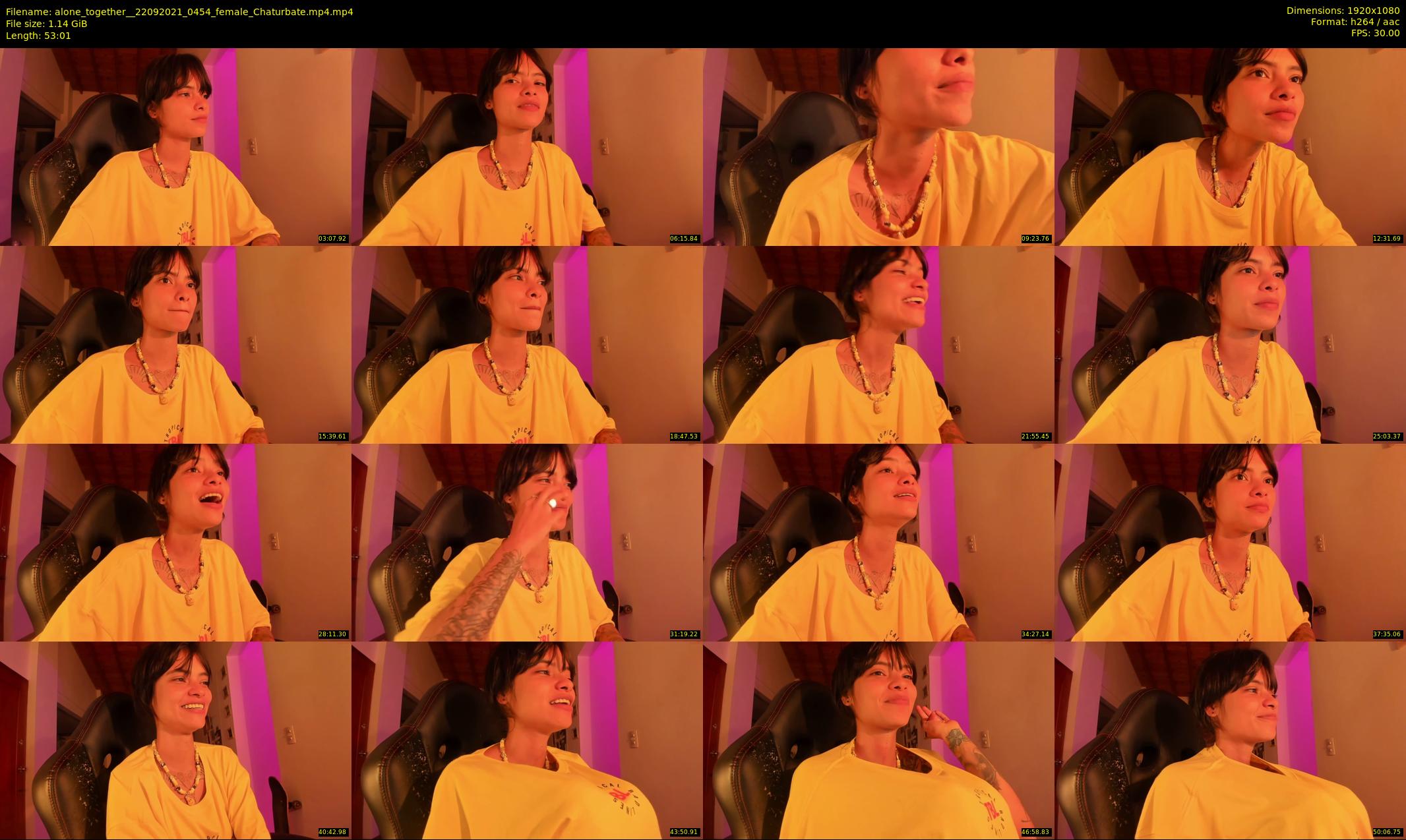 alone_together_ — 54 minute Chaturbate female cam show recording, 1080p, Sep 22, 2021