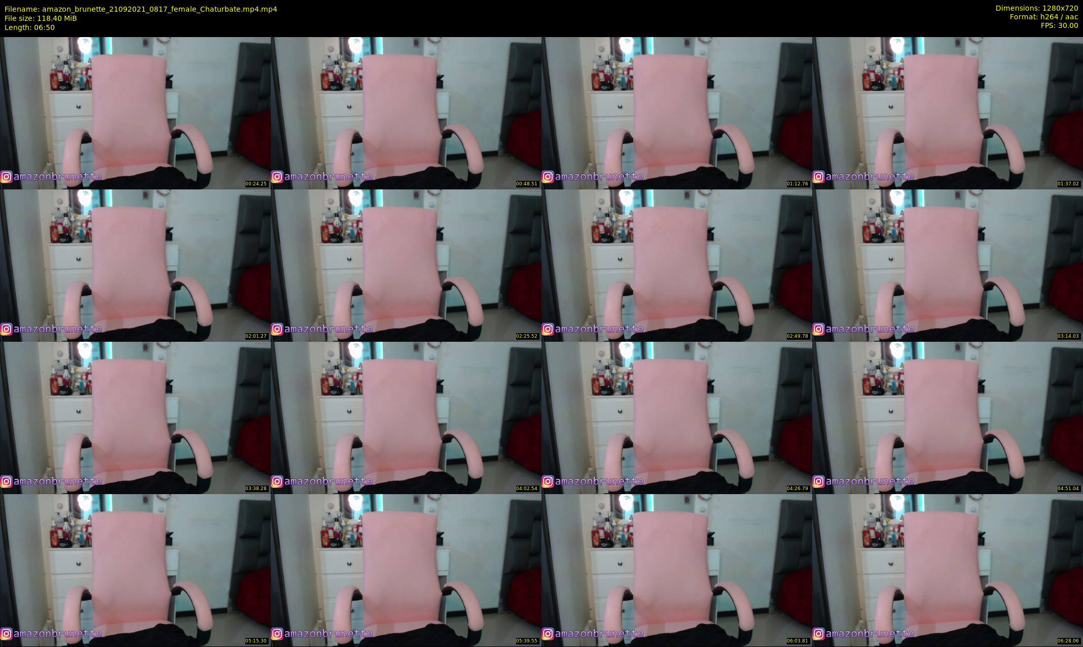 amazon_brunette — 7 minute Chaturbate female cam show recording, 720p, Sep 21, 2021