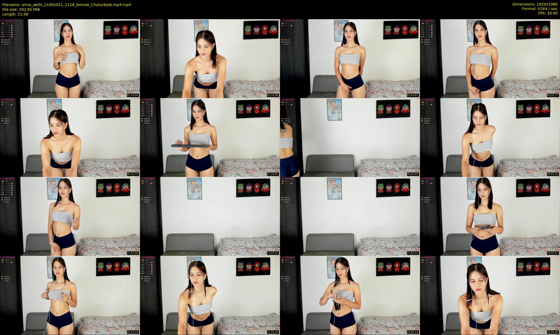 anna_wells — 22 minute Chaturbate female cam show recording, 1080p, Sep 21, 2021