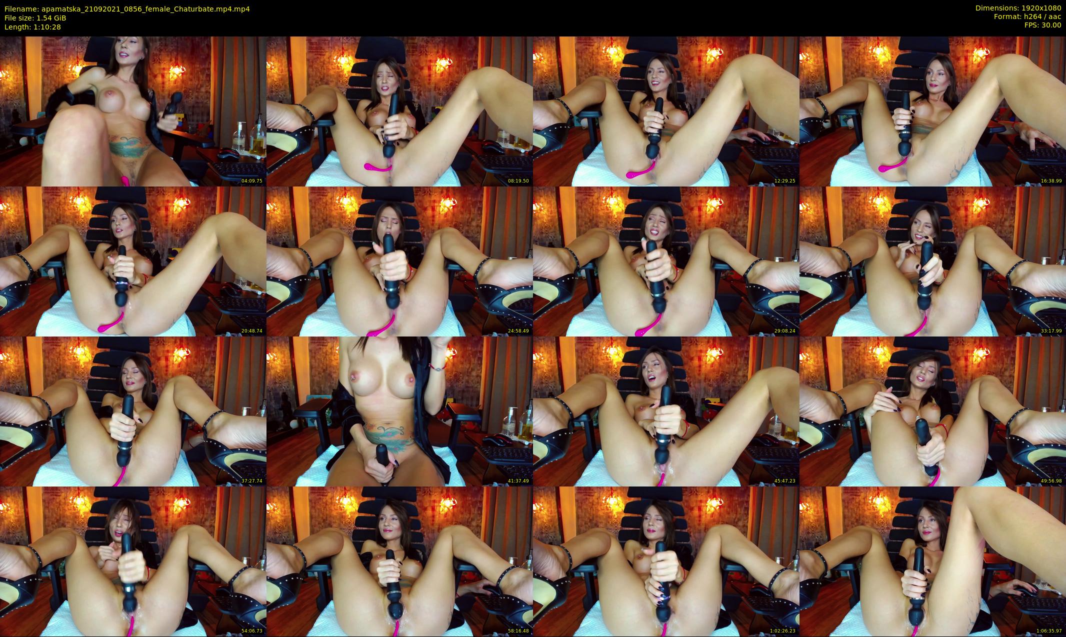 apamatska — 71 minute Chaturbate female cam show recording, 1080p, Sep 21, 2021