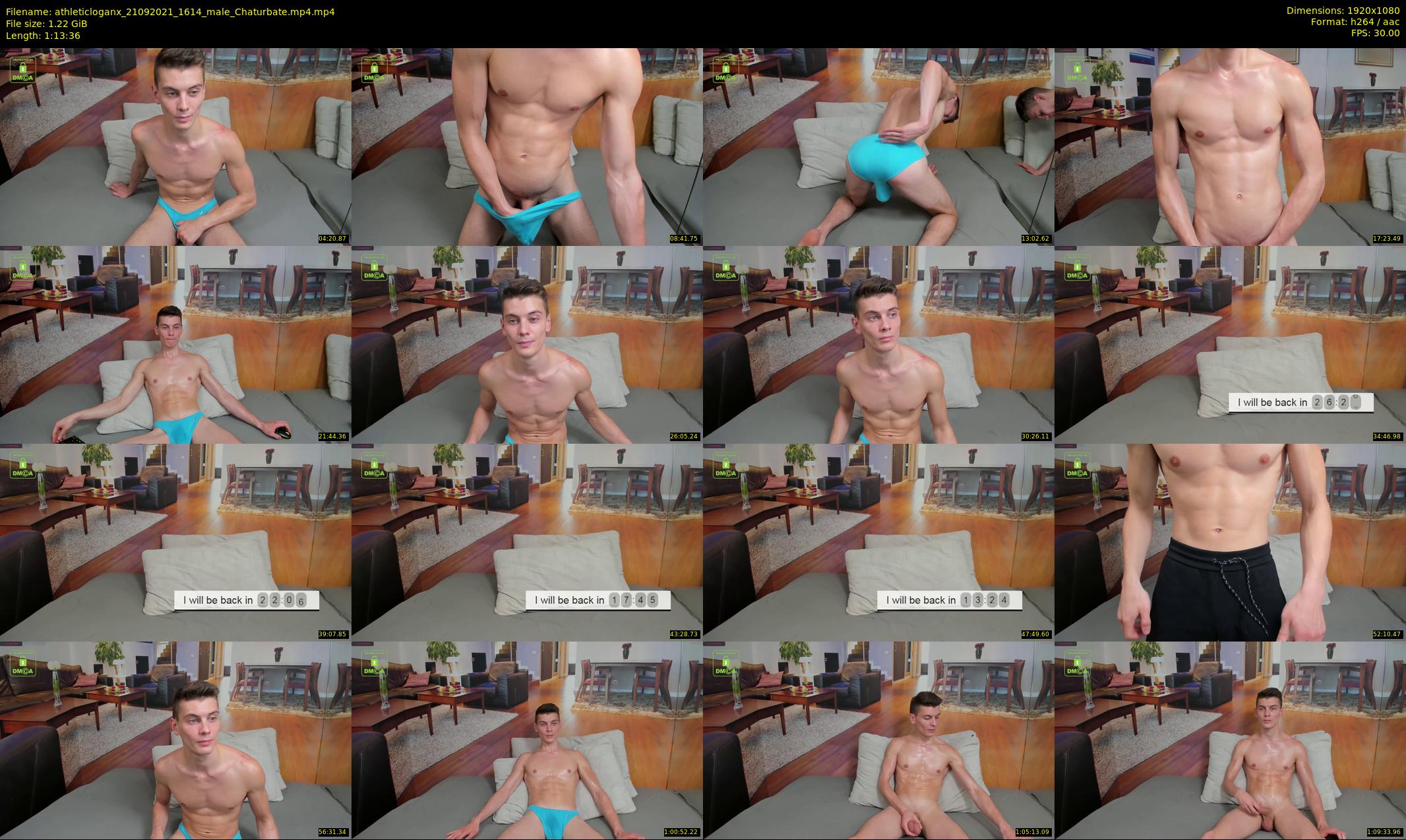 athleticloganx — 74 minute Chaturbate male cam show recording, 1080p, Sep 21, 2021