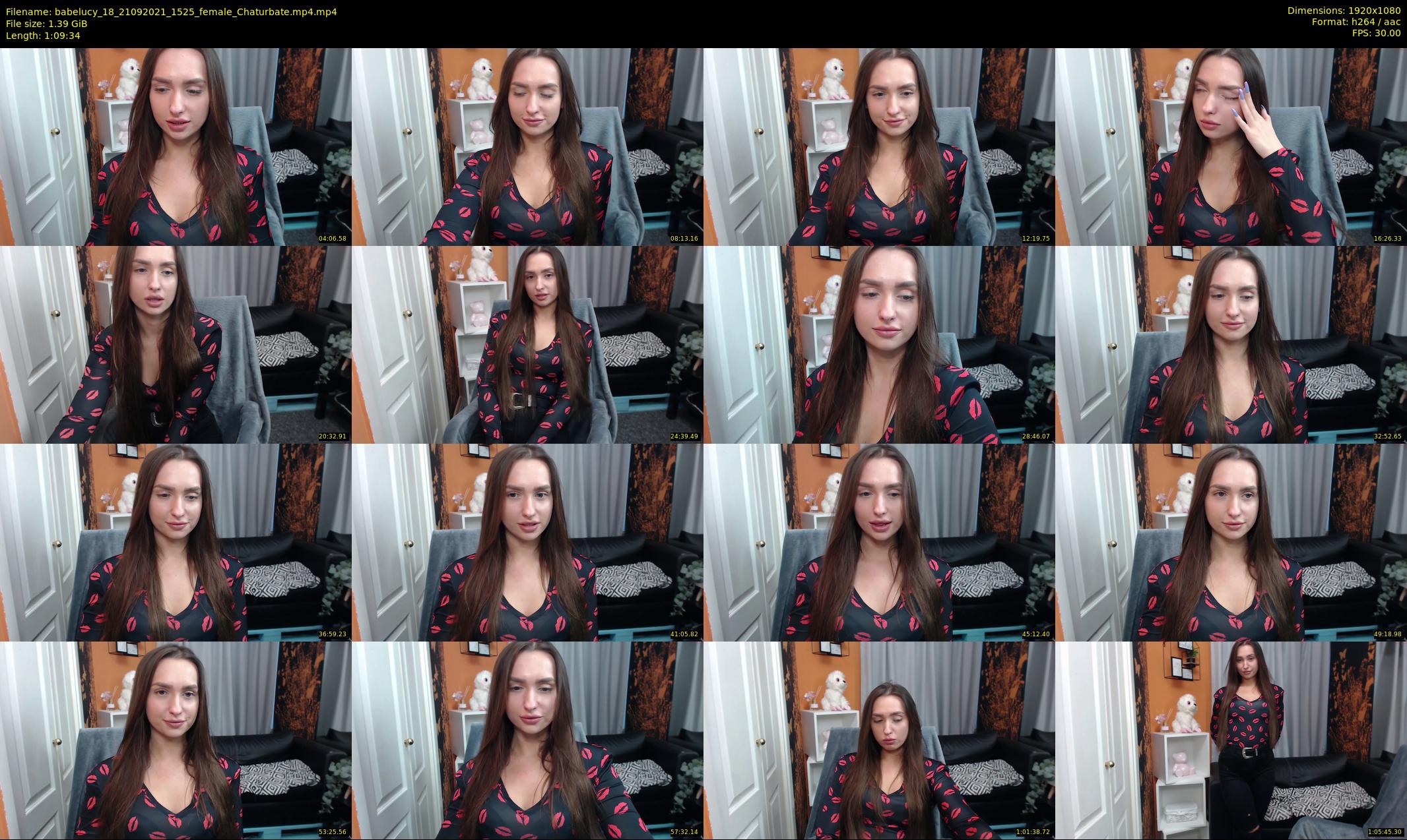 babelucy_18 — 70 minute Chaturbate female cam show recording, 1080p, Sep 21, 2021