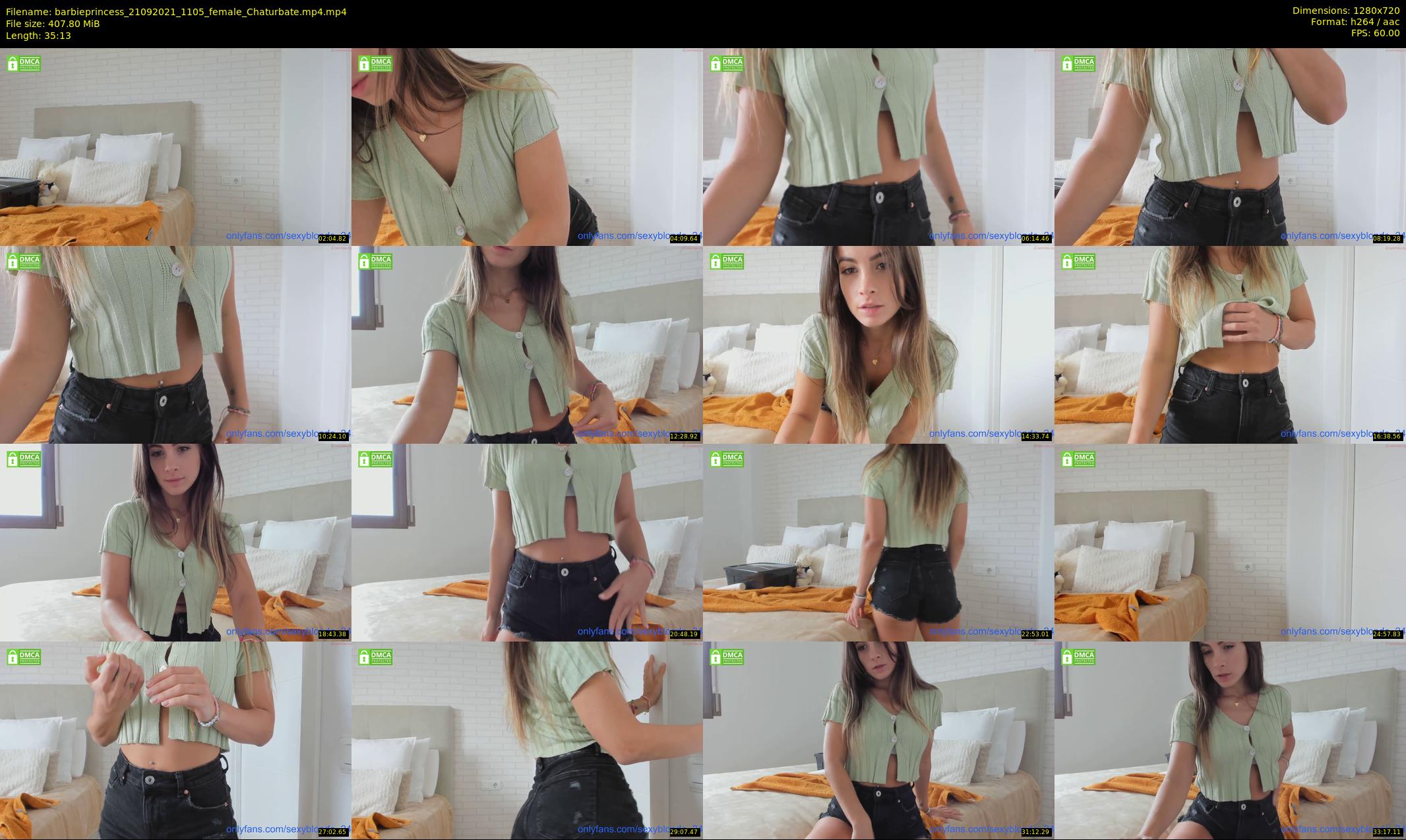 barbieprincess — 36 minute Chaturbate female cam show recording, 720p, Sep 21, 2021