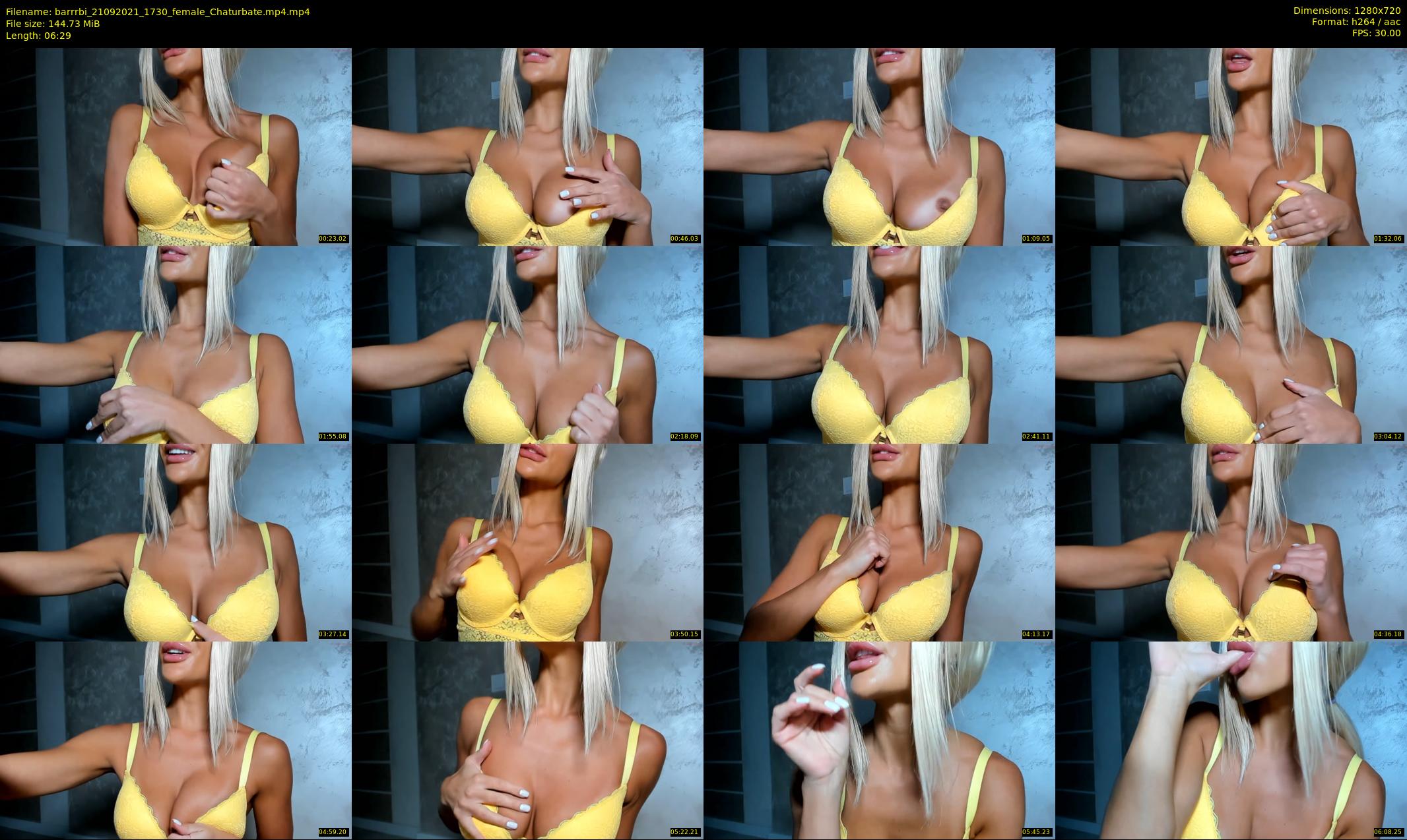 barrrbi — 7 minute Chaturbate female cam show recording, 720p, Sep 21, 2021