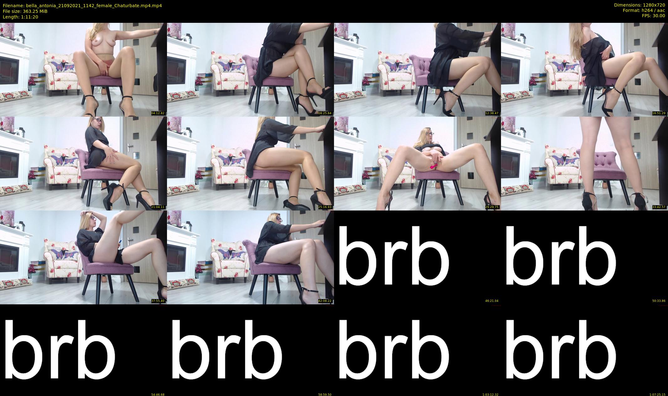 bella_antonia — 72 minute Chaturbate female cam show recording, 720p, Sep 21, 2021