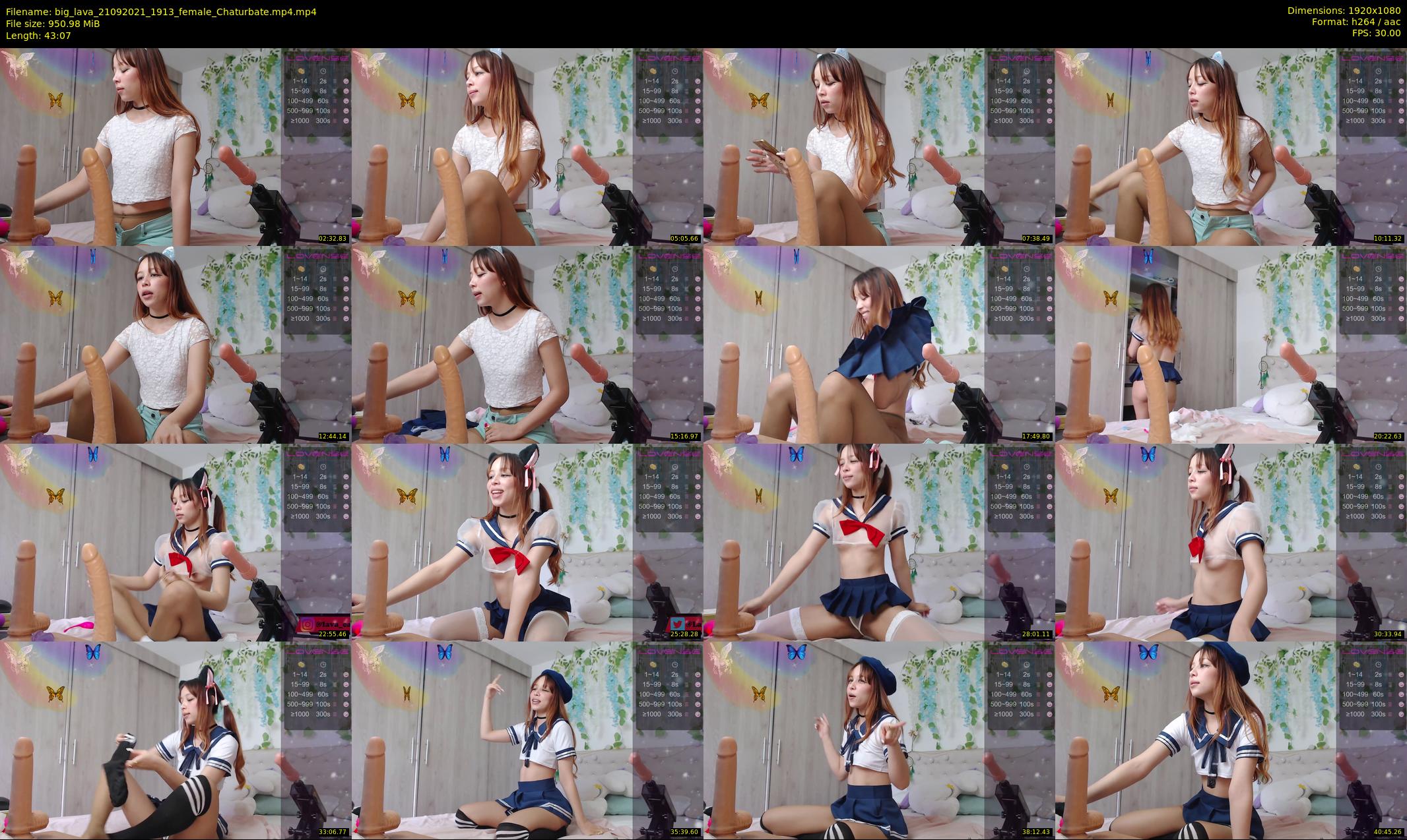 big_lava — 44 minute Chaturbate female cam show recording, 1080p, Sep 21, 2021