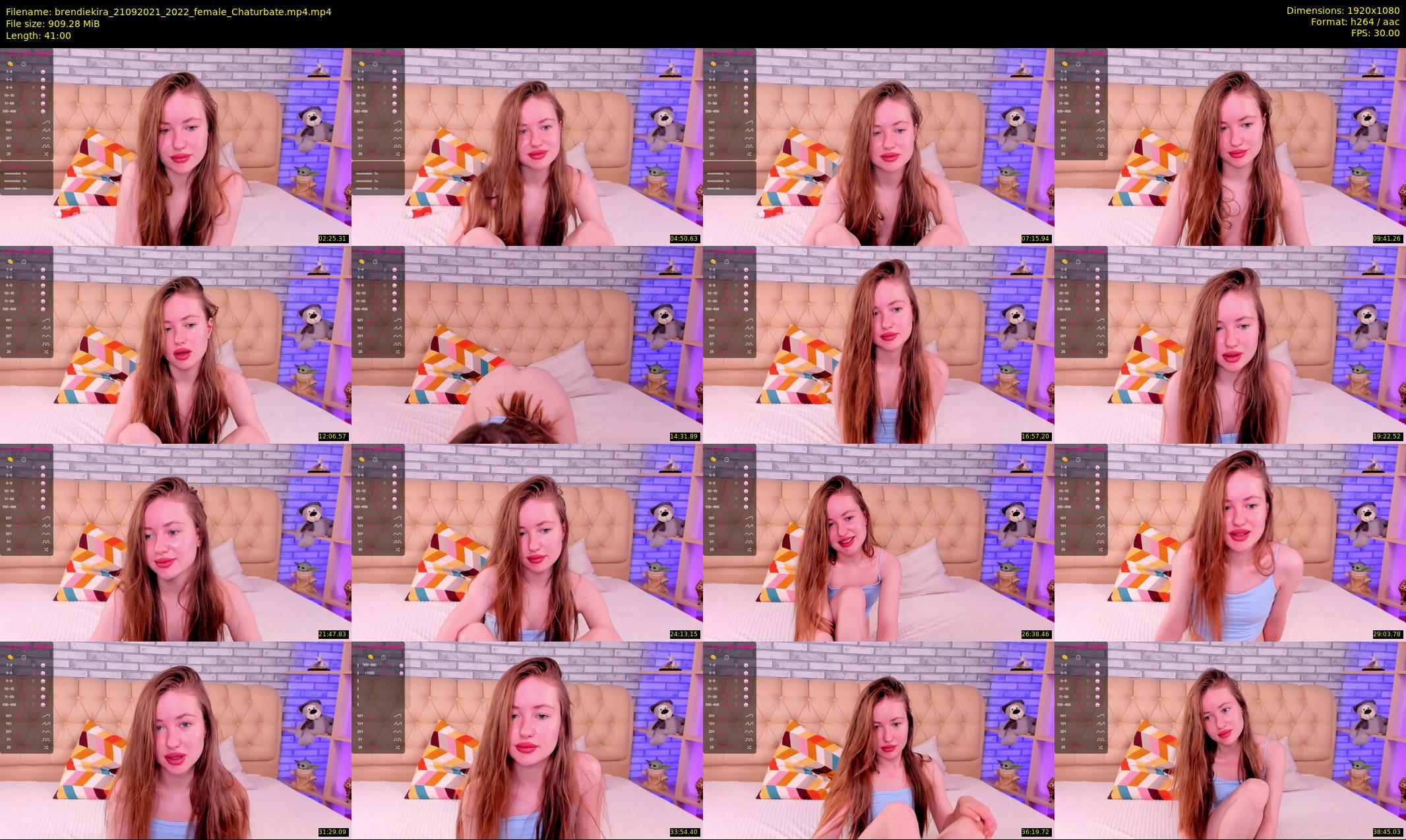 brendiekira — 41 minute Chaturbate couple cam show recording, 1080p, Sep 21, 2021