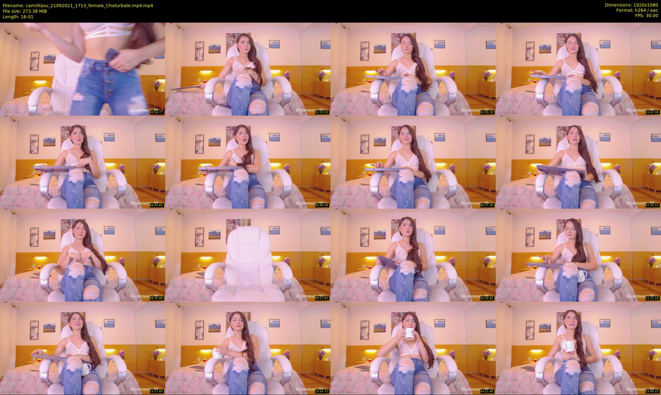 camilitasu — 17 minute Chaturbate female cam show recording, 1080p, Sep 21, 2021