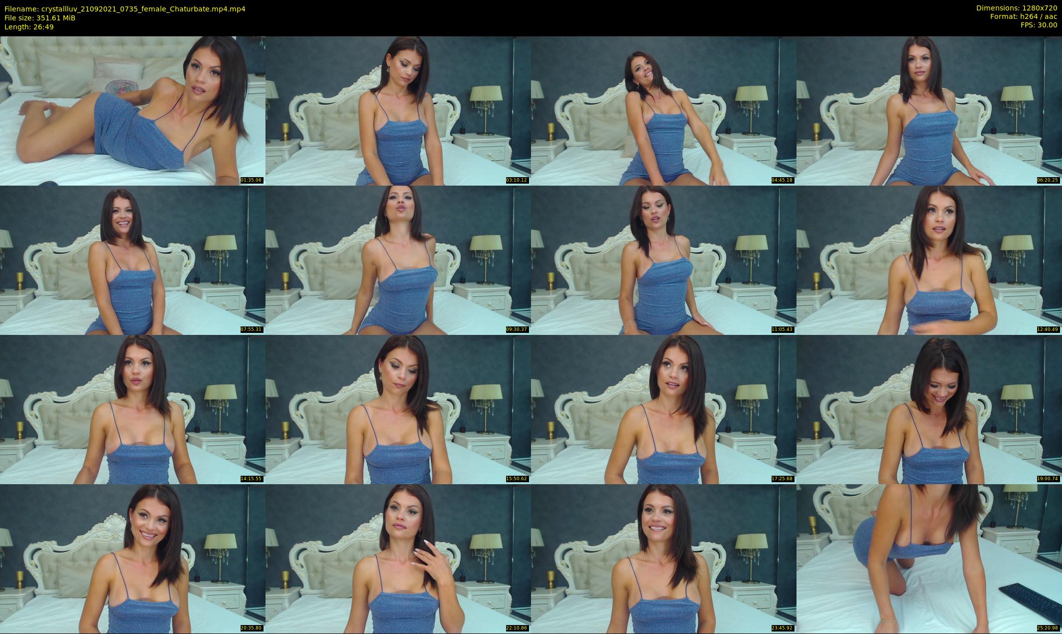 crystallluv — 27 minute Chaturbate female cam show recording, 720p, Sep 21, 2021