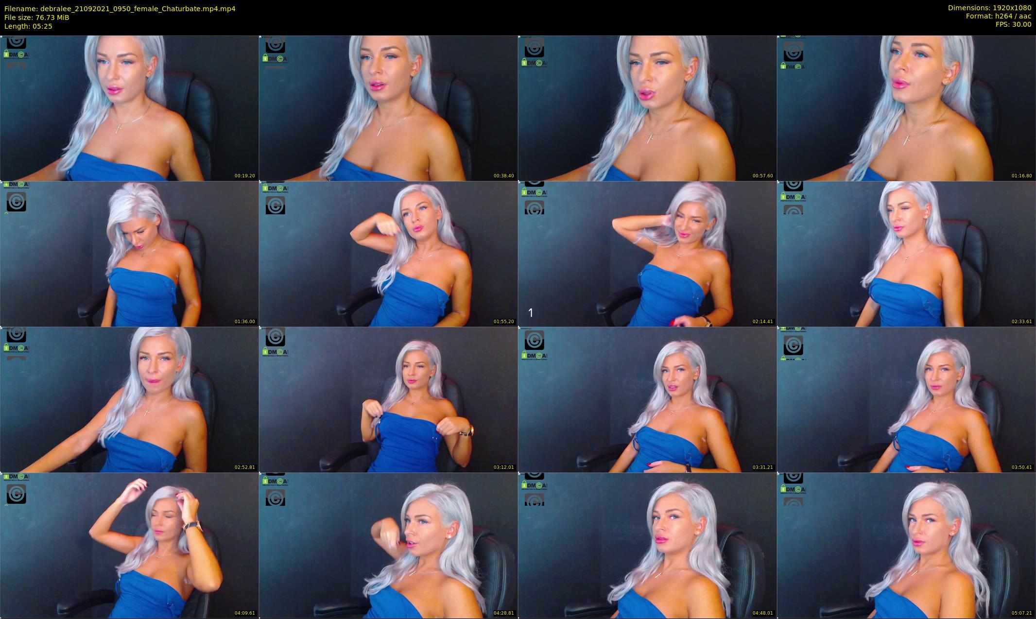 debralee — 6 minute Chaturbate female cam show recording, 1080p, Sep 21, 2021