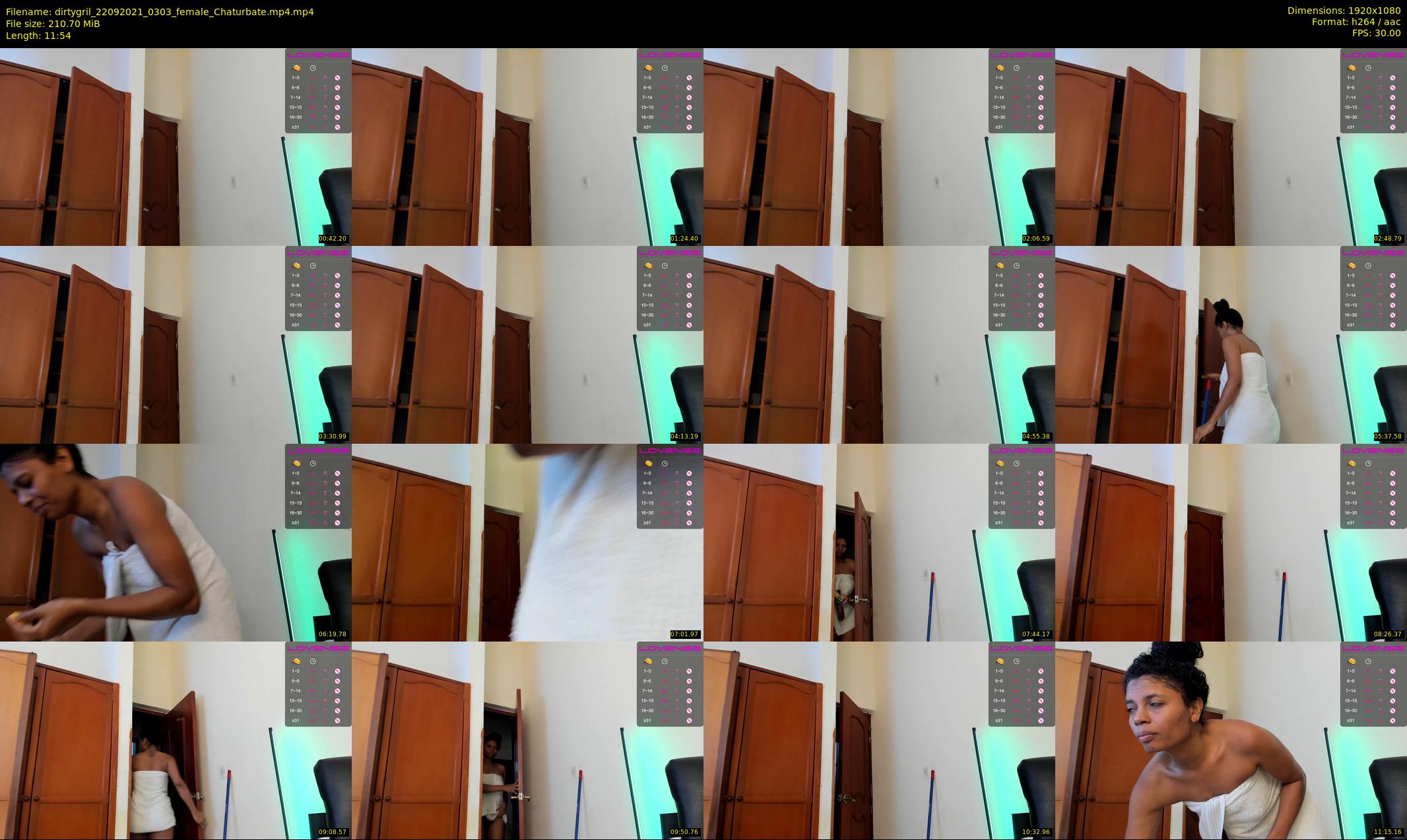 dirtygril — 12 minute Chaturbate female cam show recording, 1080p, Sep 22, 2021