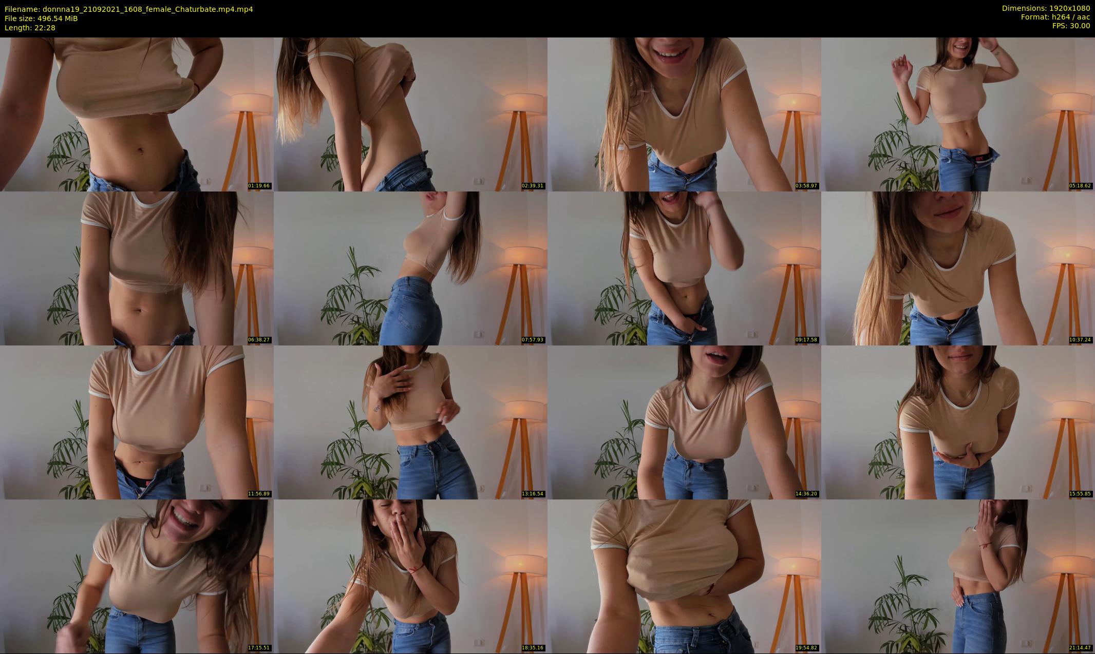 donnna19 — 23 minute Chaturbate female cam show recording, 1080p, Sep 21, 2021