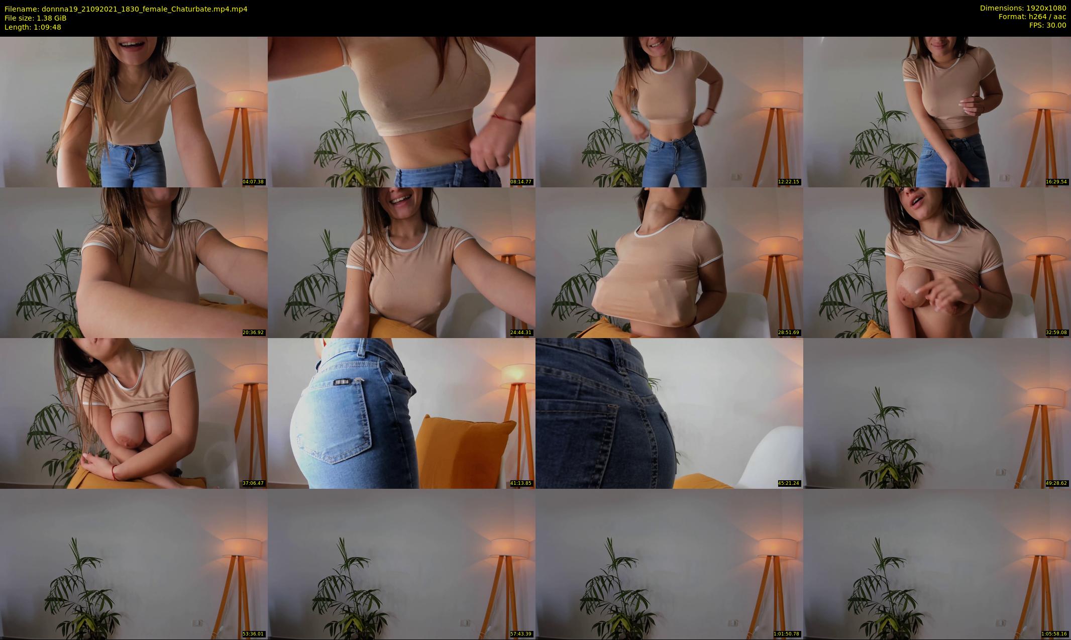 donnna19 — 70 minute Chaturbate female cam show recording, 1080p, Sep 21, 2021