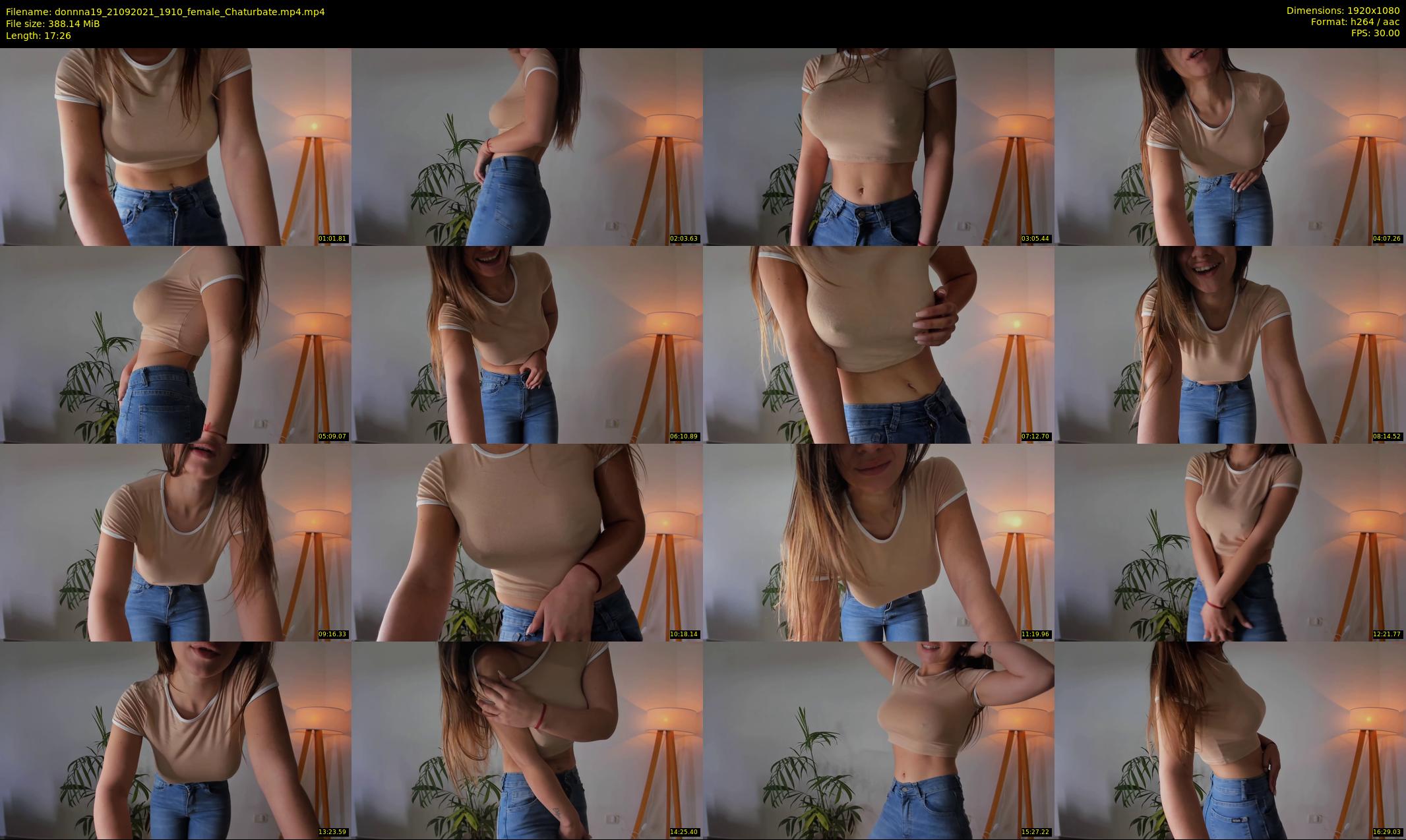 donnna19 — 18 minute Chaturbate female cam show recording, 1080p, Sep 21, 2021