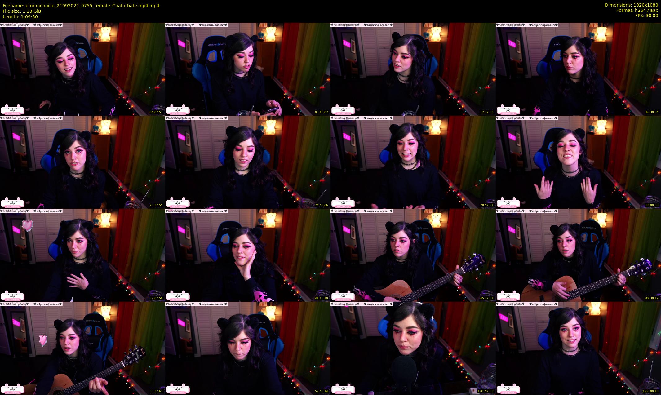 emmachoice — 70 minute Chaturbate female cam show recording, 1080p, Sep 21, 2021