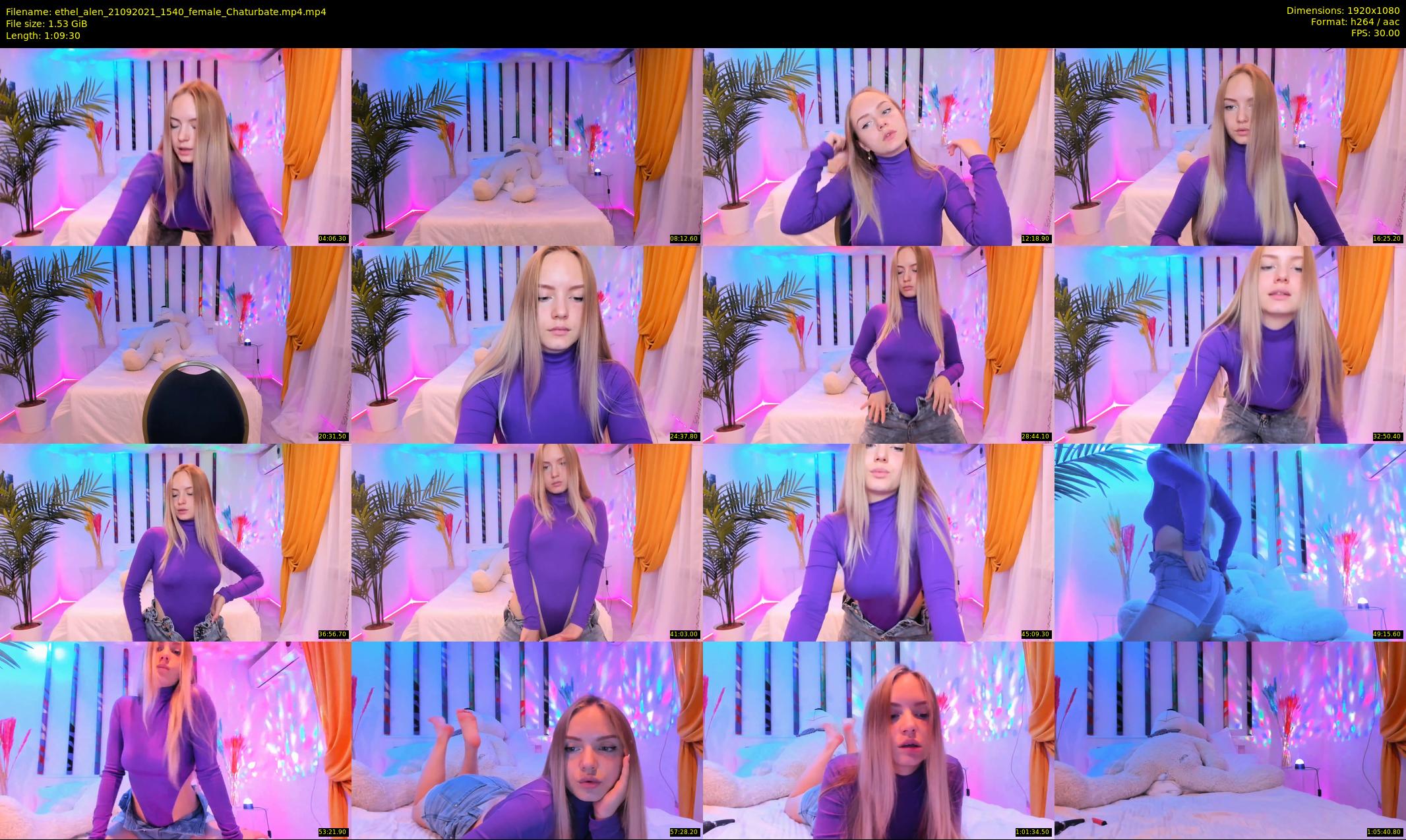 ethel_alen — 70 minute Chaturbate female cam show recording, 1080p, Sep 21, 2021
