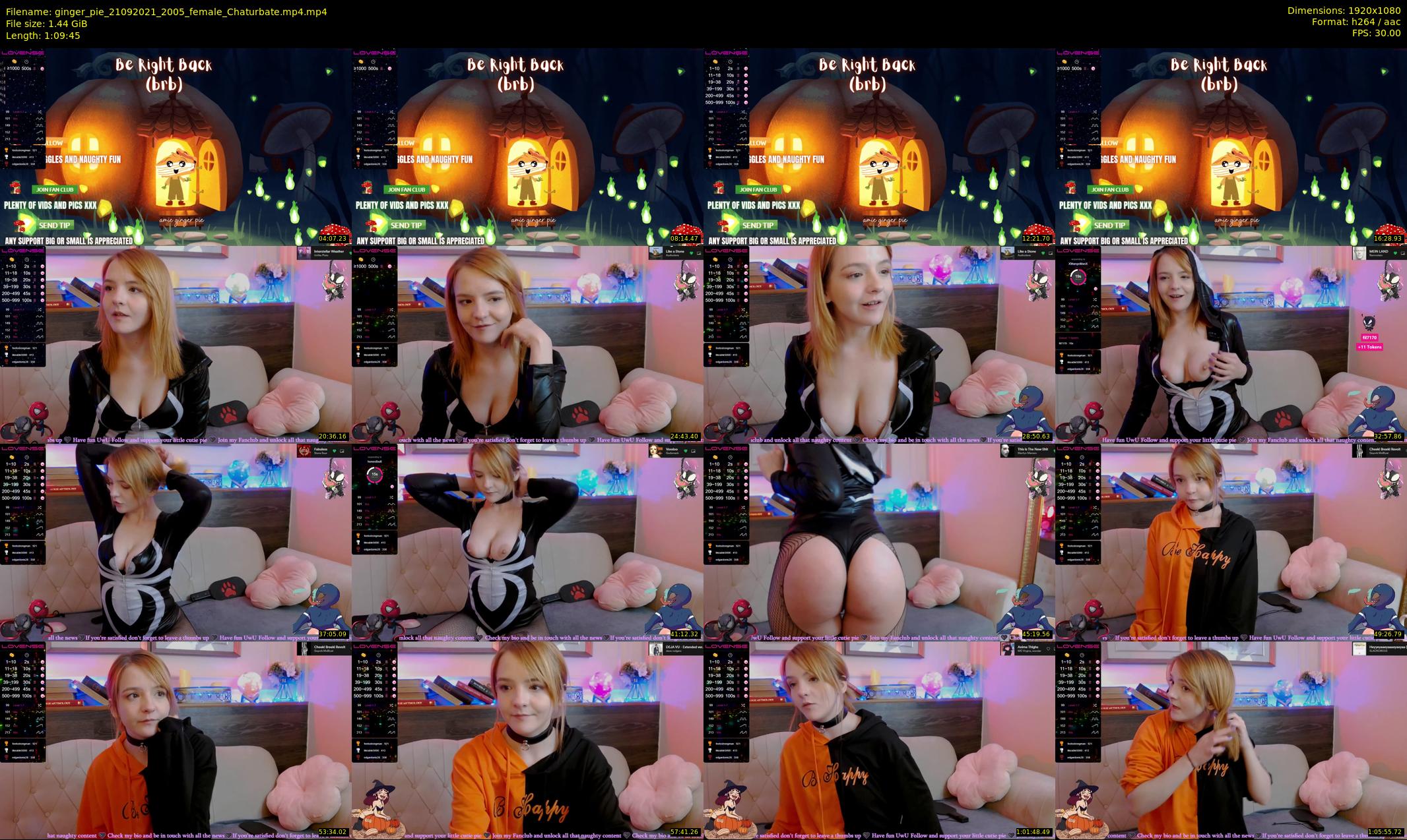 ginger_pie — 70 minute Chaturbate female cam show recording, 1080p, Sep 21, 2021