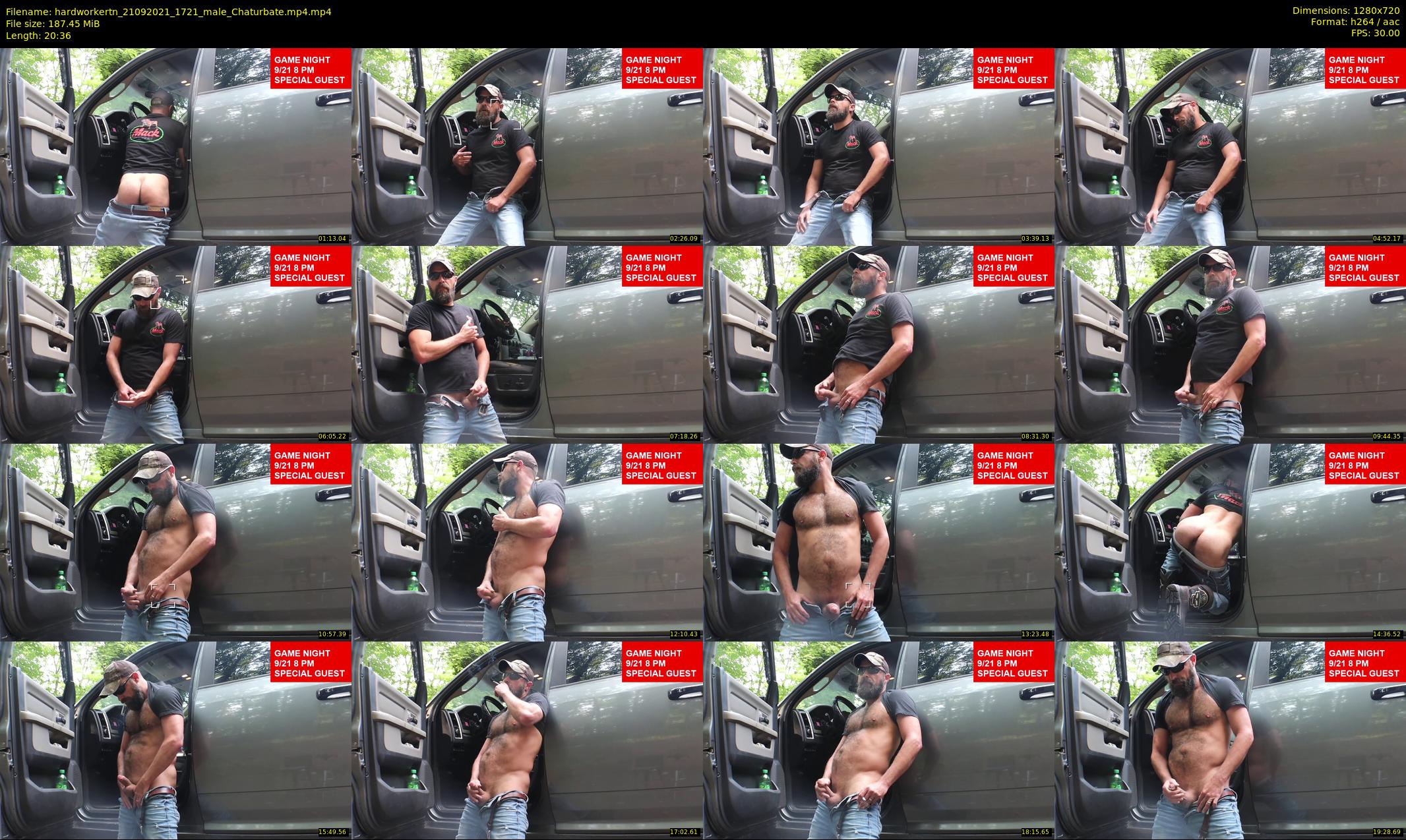 hardworkertn — 21 minute Chaturbate male cam show recording, 720p, Sep 21, 2021