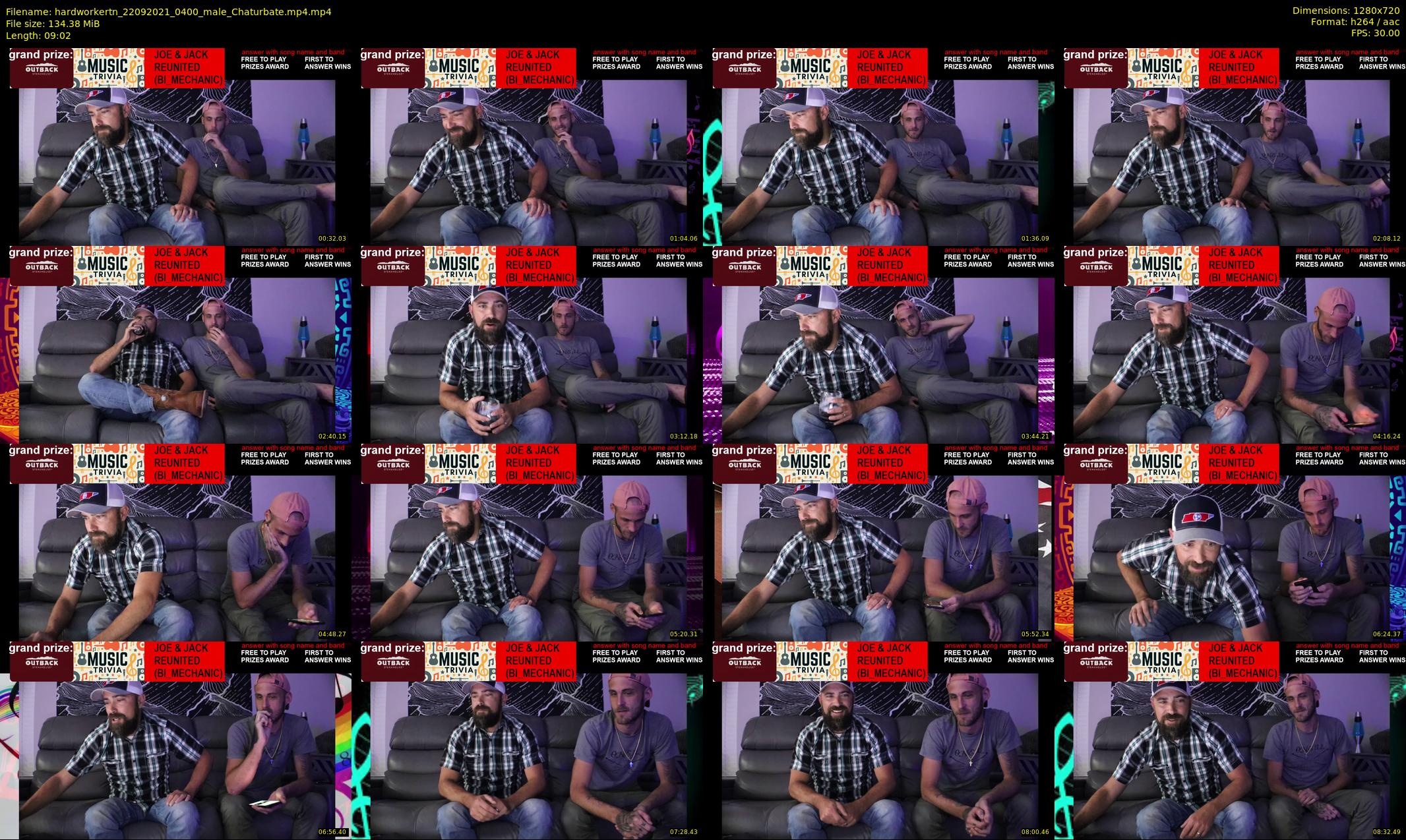 hardworkertn — 10 minute Chaturbate male cam show recording, 720p, Sep 22, 2021