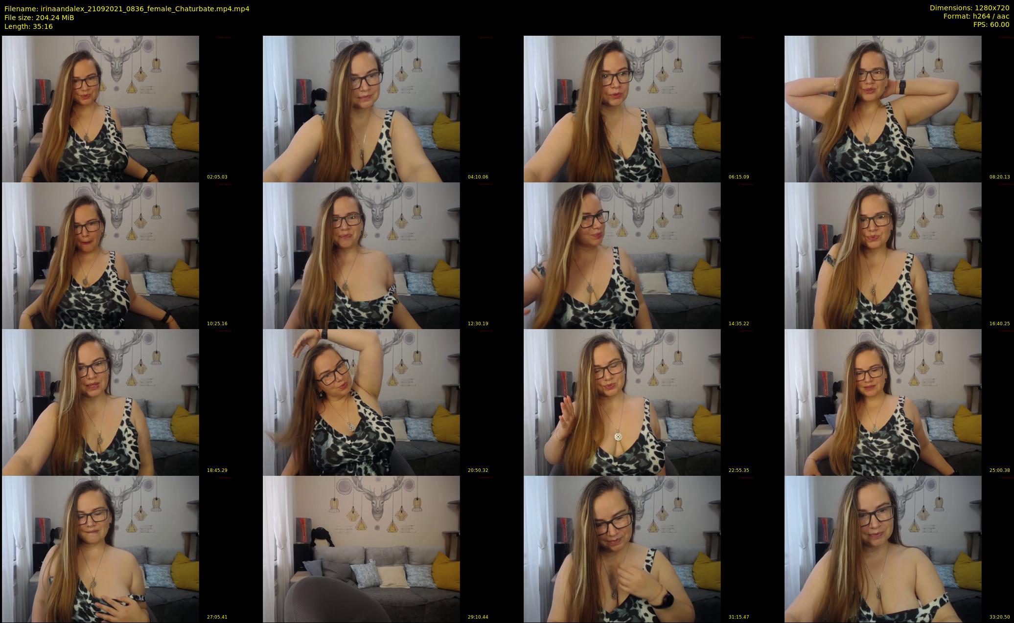 irinaandalex — 36 minute Chaturbate couple cam show recording, 720p, Sep 21, 2021