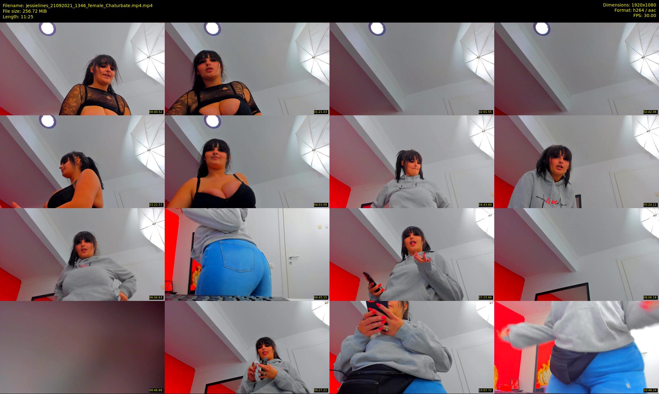 jessielines — 12 minute Chaturbate female cam show recording, 1080p, Sep 21, 2021