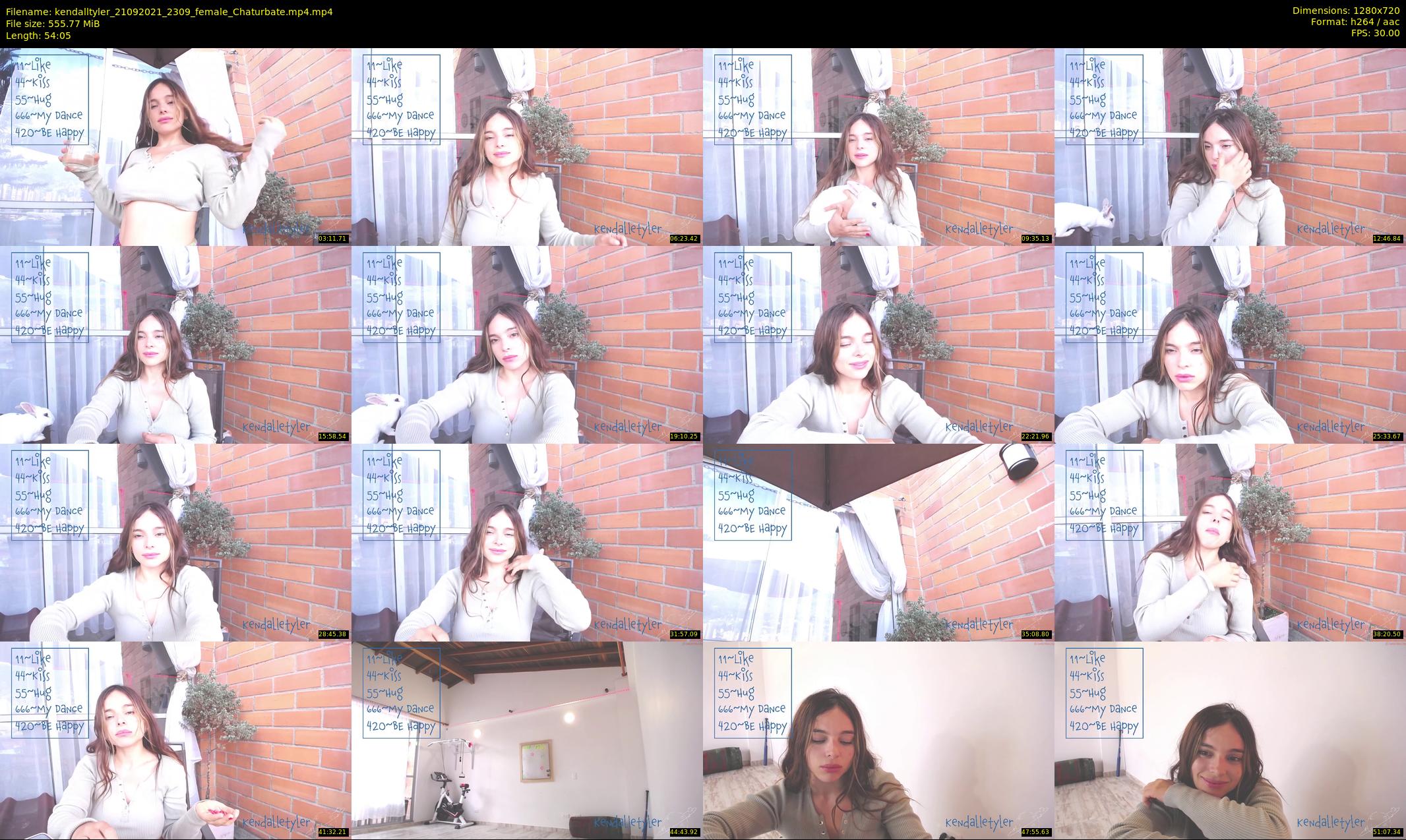 kendalltyler — 55 minute Chaturbate female cam show recording, 720p, Sep 21, 2021