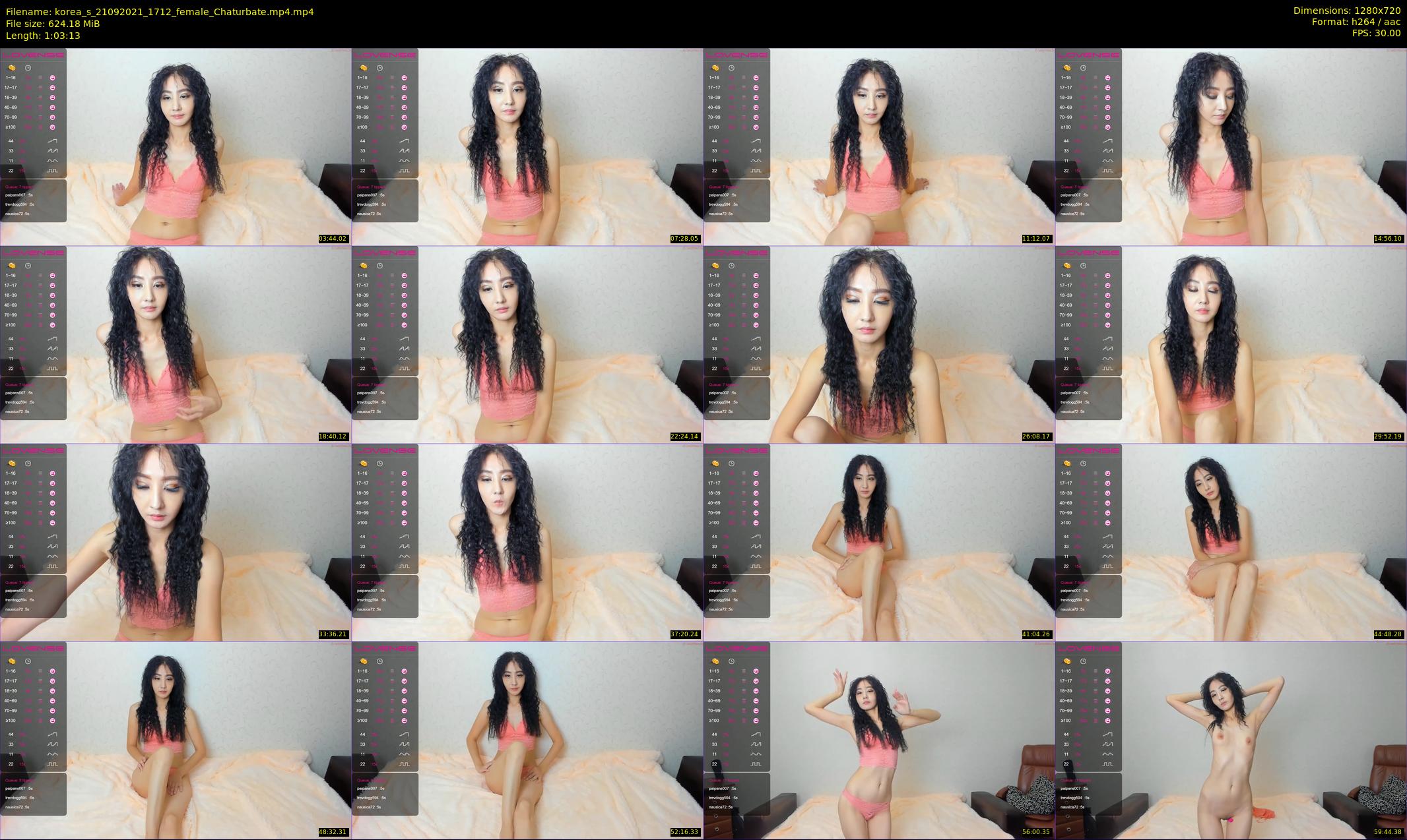 korea_s — 64 minute Chaturbate female cam show recording, 720p, Sep 21, 2021