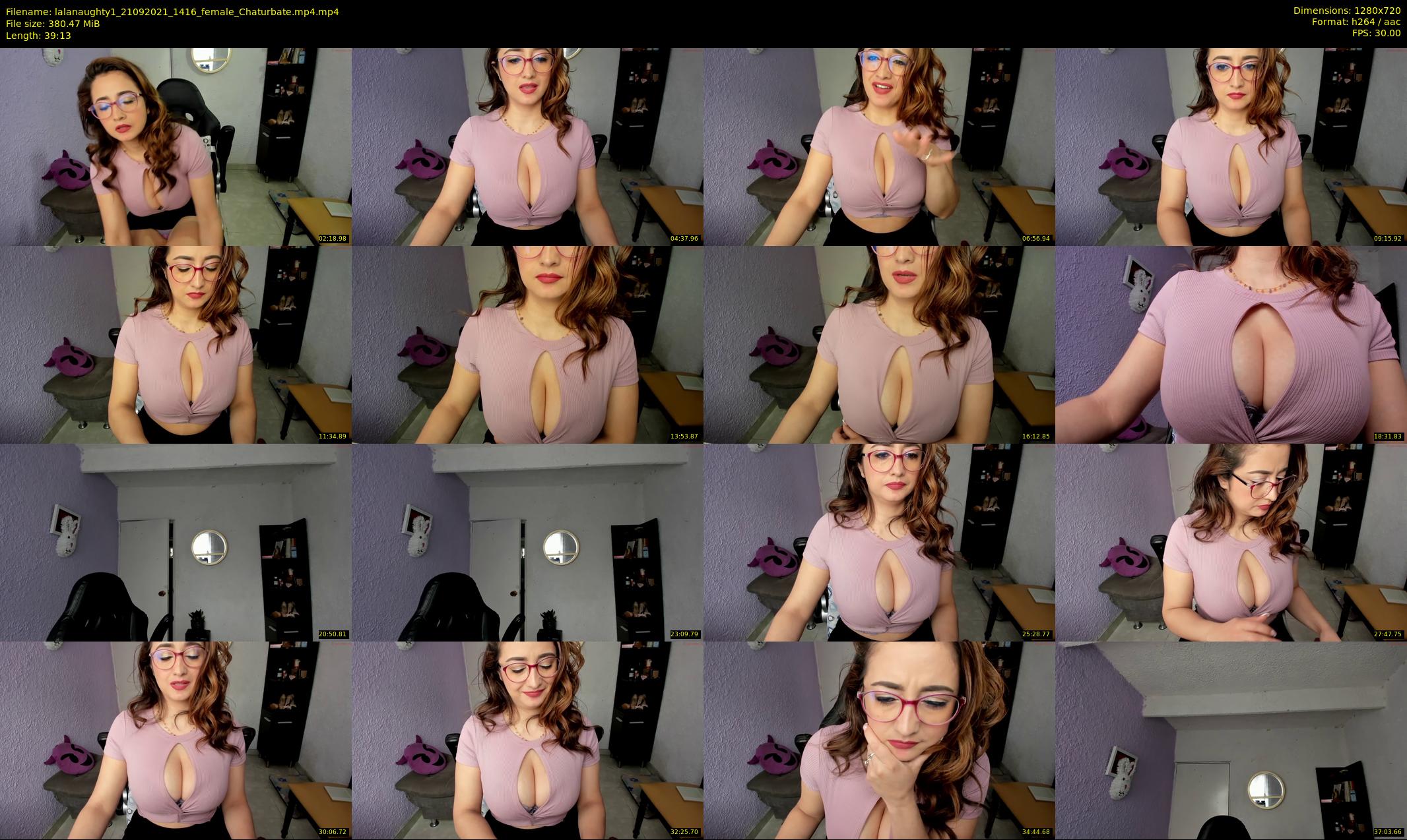 lalanaughty1 — 40 minute Chaturbate female cam show recording, 720p, Sep 21, 2021