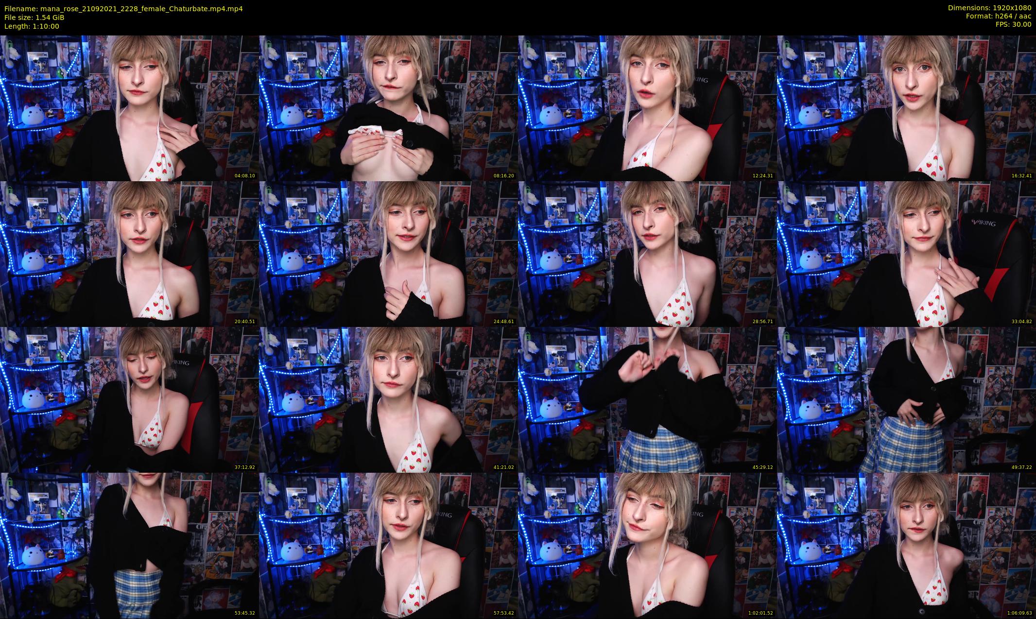 mana_rose — 70 minute Chaturbate female cam show recording, 1080p, Sep 21, 2021