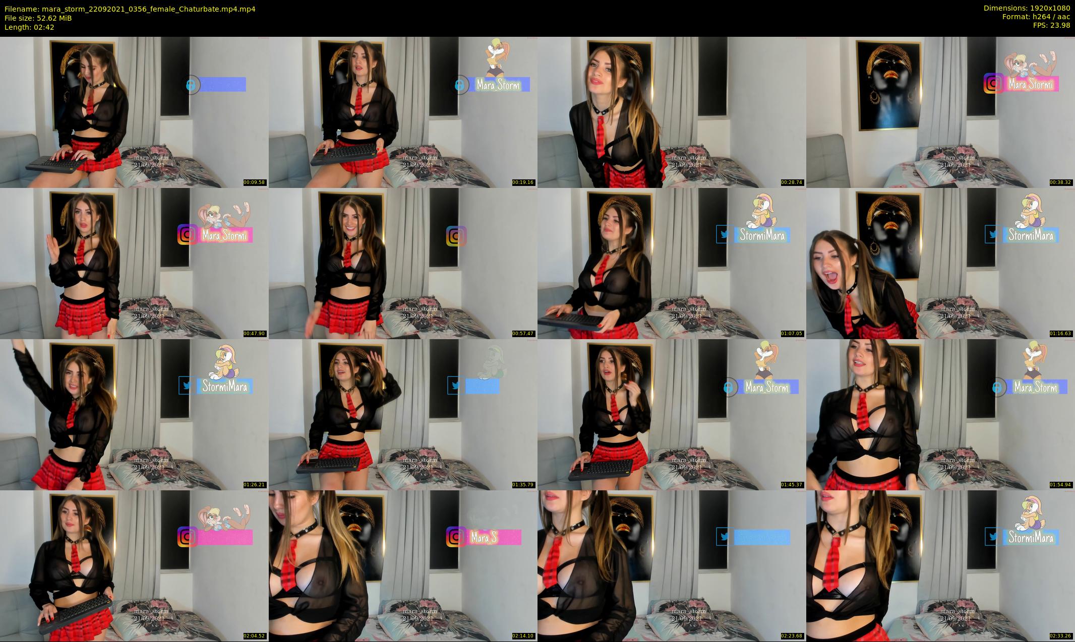 mara_storm — 3 minute Chaturbate female cam show recording, 1080p, Sep 22, 2021
