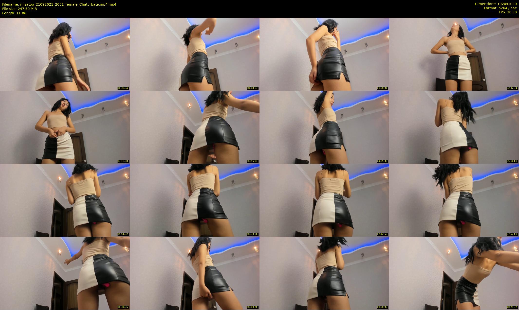 misatoo — 12 minute Chaturbate female cam show recording, 1080p, Sep 21, 2021