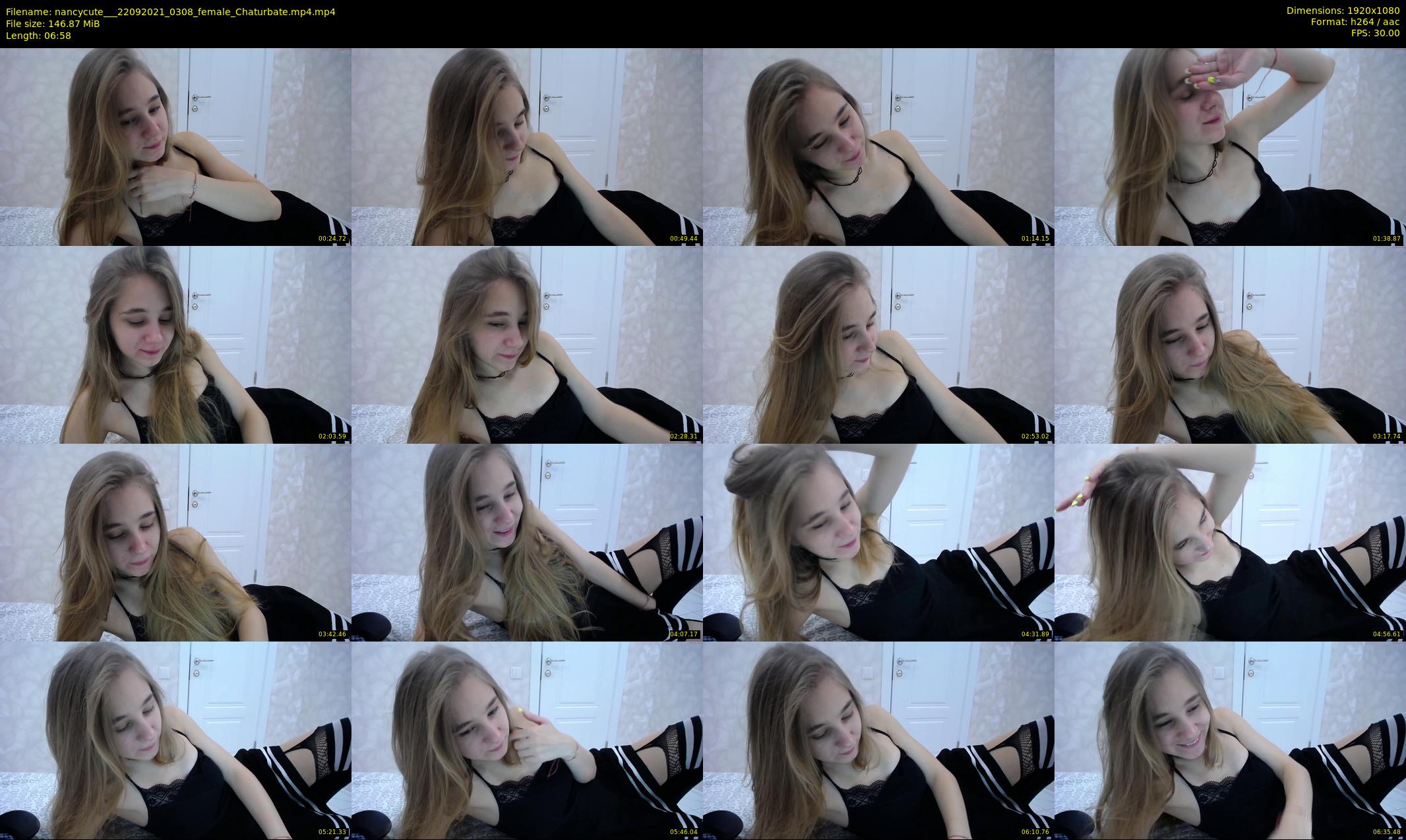 nancycute__ — 7 minute Chaturbate female cam show recording, 1080p, Sep 22, 2021
