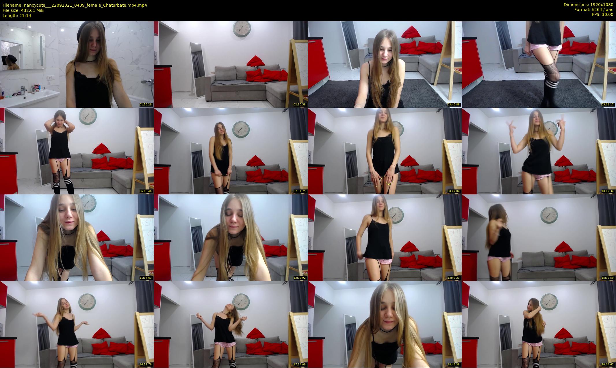 nancycute__ — 22 minute Chaturbate female cam show recording, 1080p, Sep 22, 2021