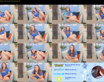 natural_british_emma — 25 minute Chaturbate female cam show recording, 1080p, Sep 21, 2021