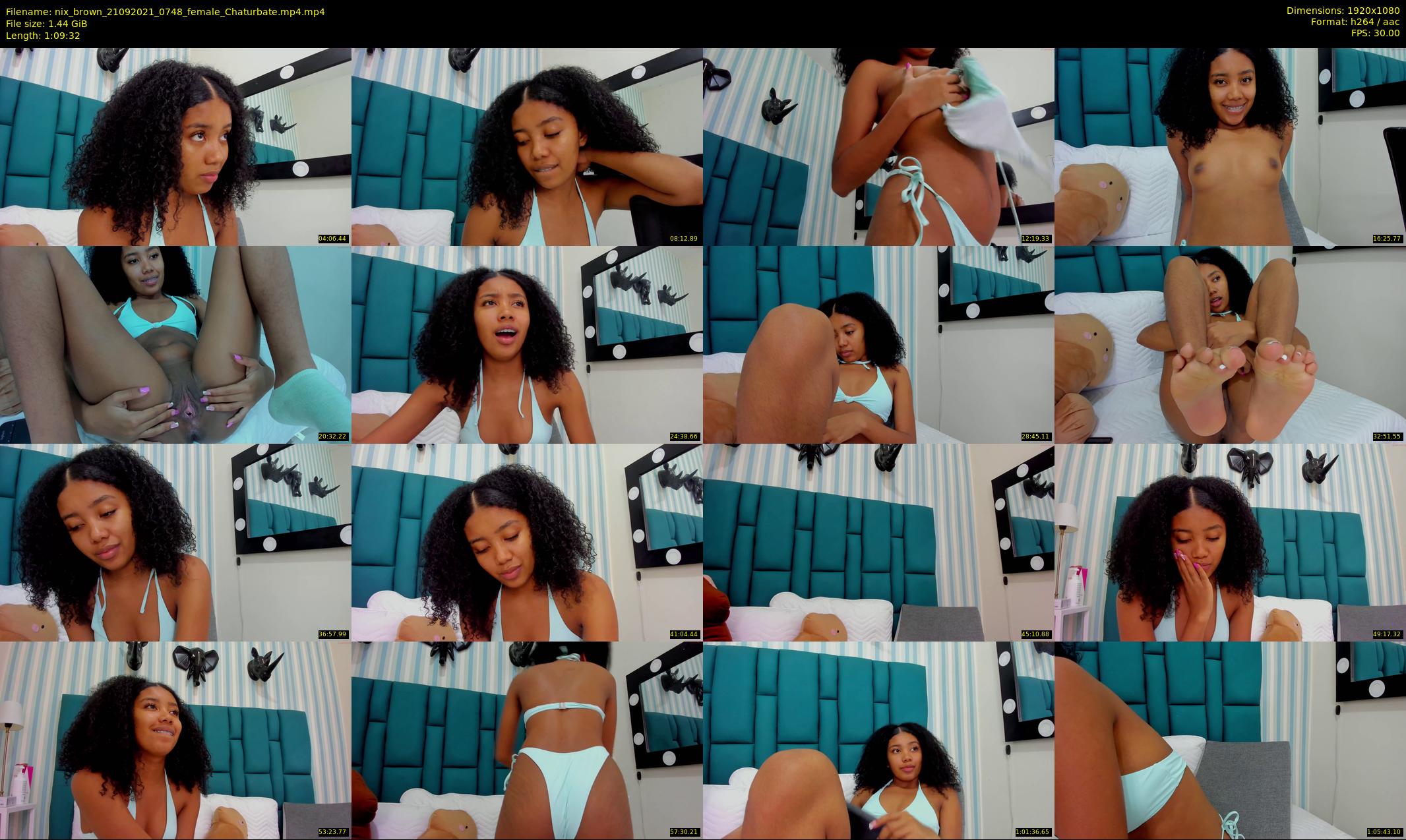 nix_brown — 70 minute Chaturbate female cam show recording, 1080p, Sep 21, 2021
