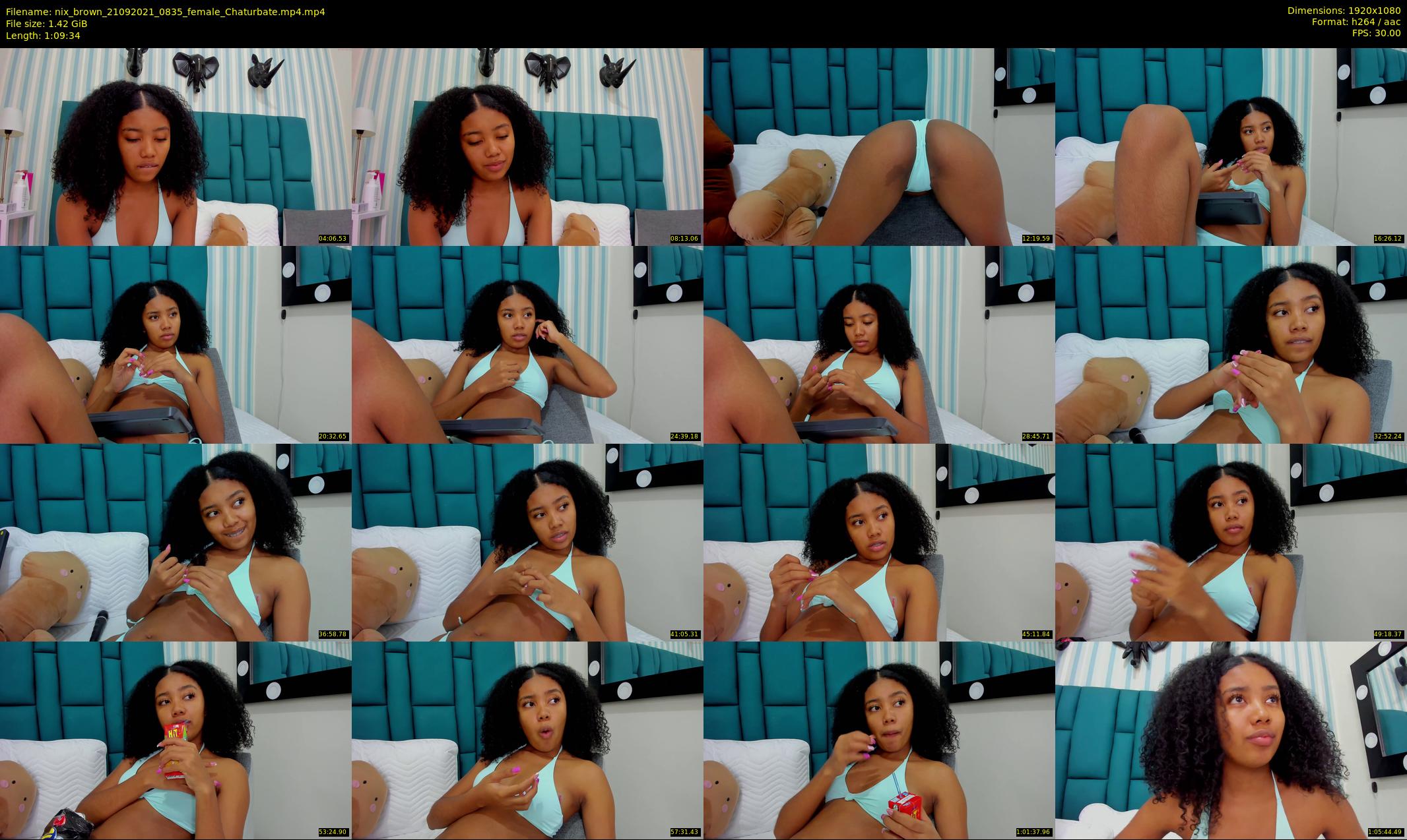 nix_brown — 70 minute Chaturbate female cam show recording, 1080p, Sep 21, 2021