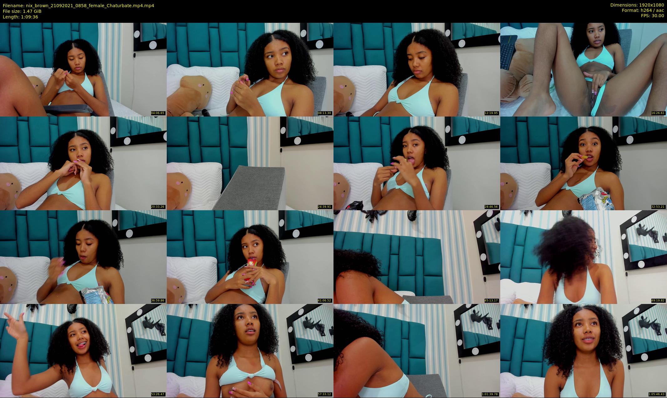 nix_brown — 70 minute Chaturbate female cam show recording, 1080p, Sep 21, 2021