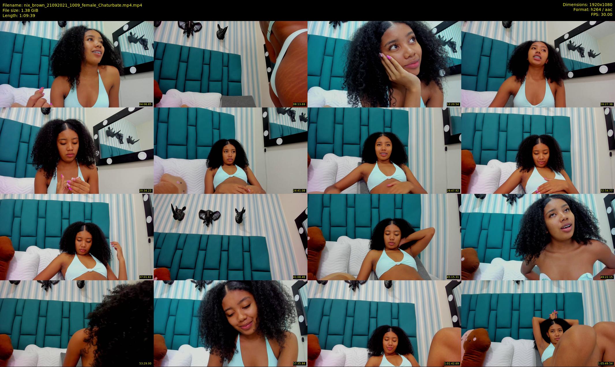 nix_brown — 70 minute Chaturbate female cam show recording, 1080p, Sep 21, 2021