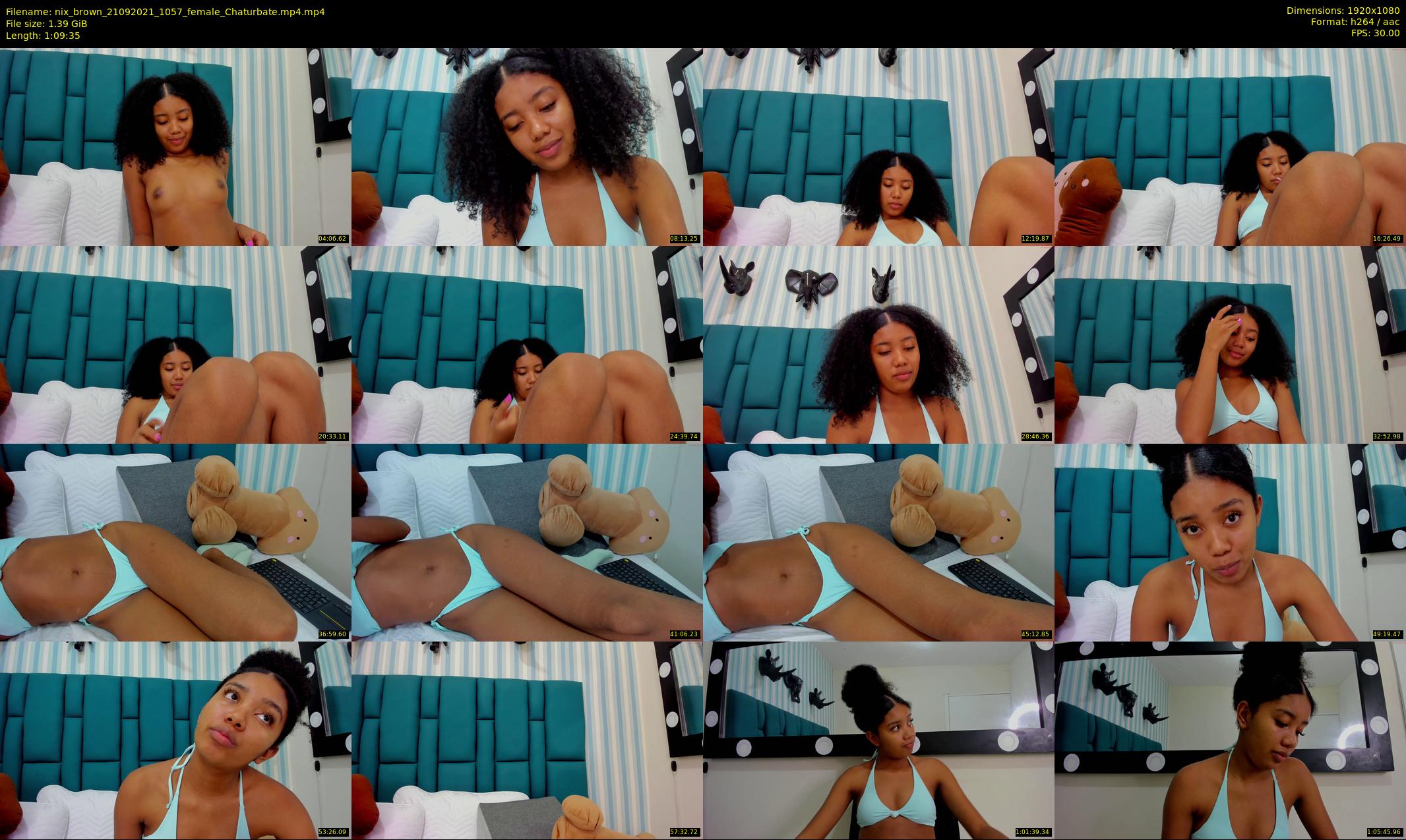 nix_brown — 70 minute Chaturbate female cam show recording, 1080p, Sep 21, 2021