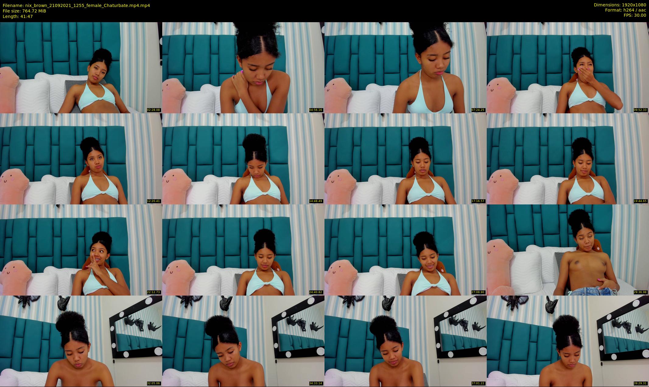 nix_brown — 42 minute Chaturbate female cam show recording, 1080p, Sep 21, 2021