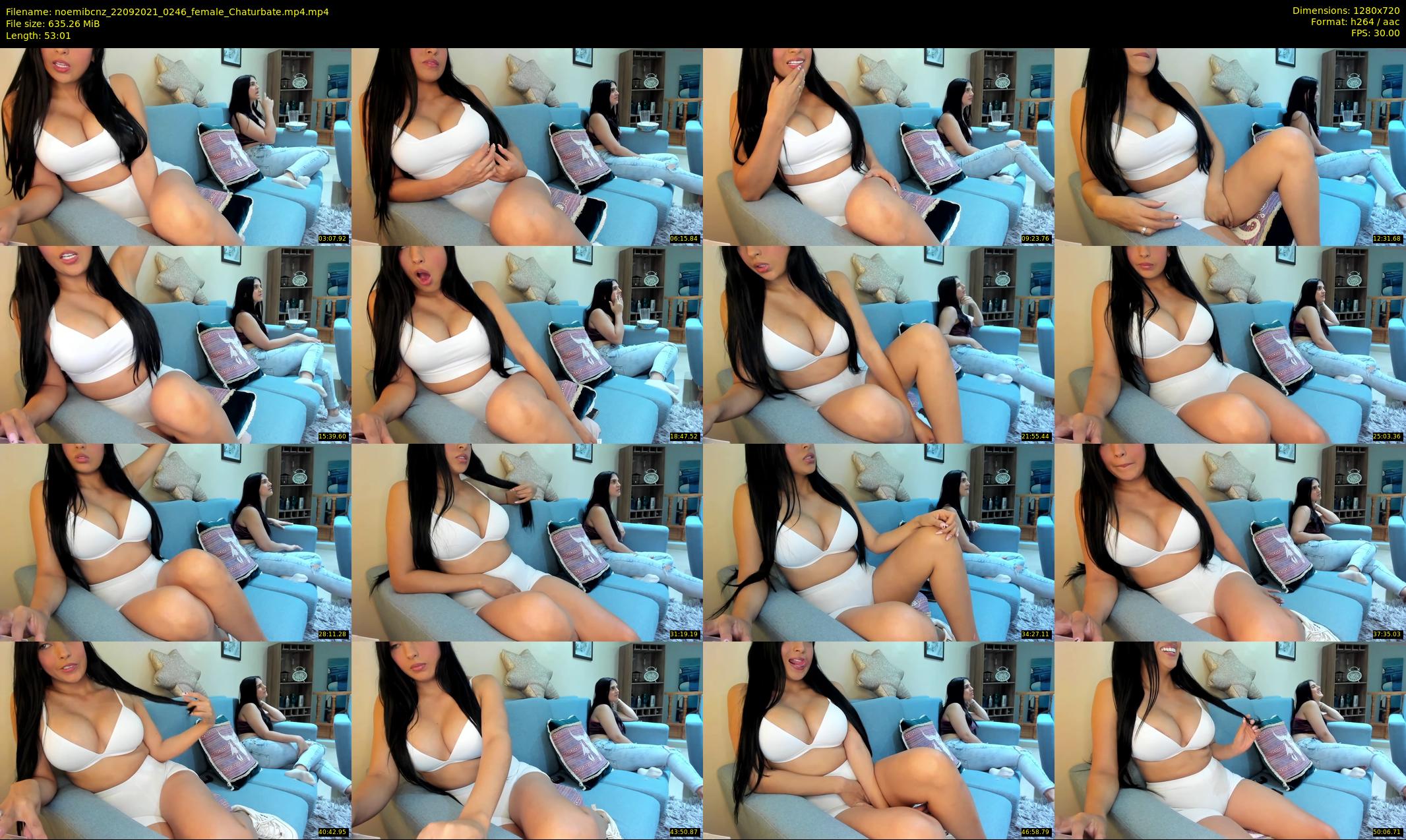 noemibcnz — 54 minute Chaturbate couple cam show recording, 720p, Sep 22, 2021