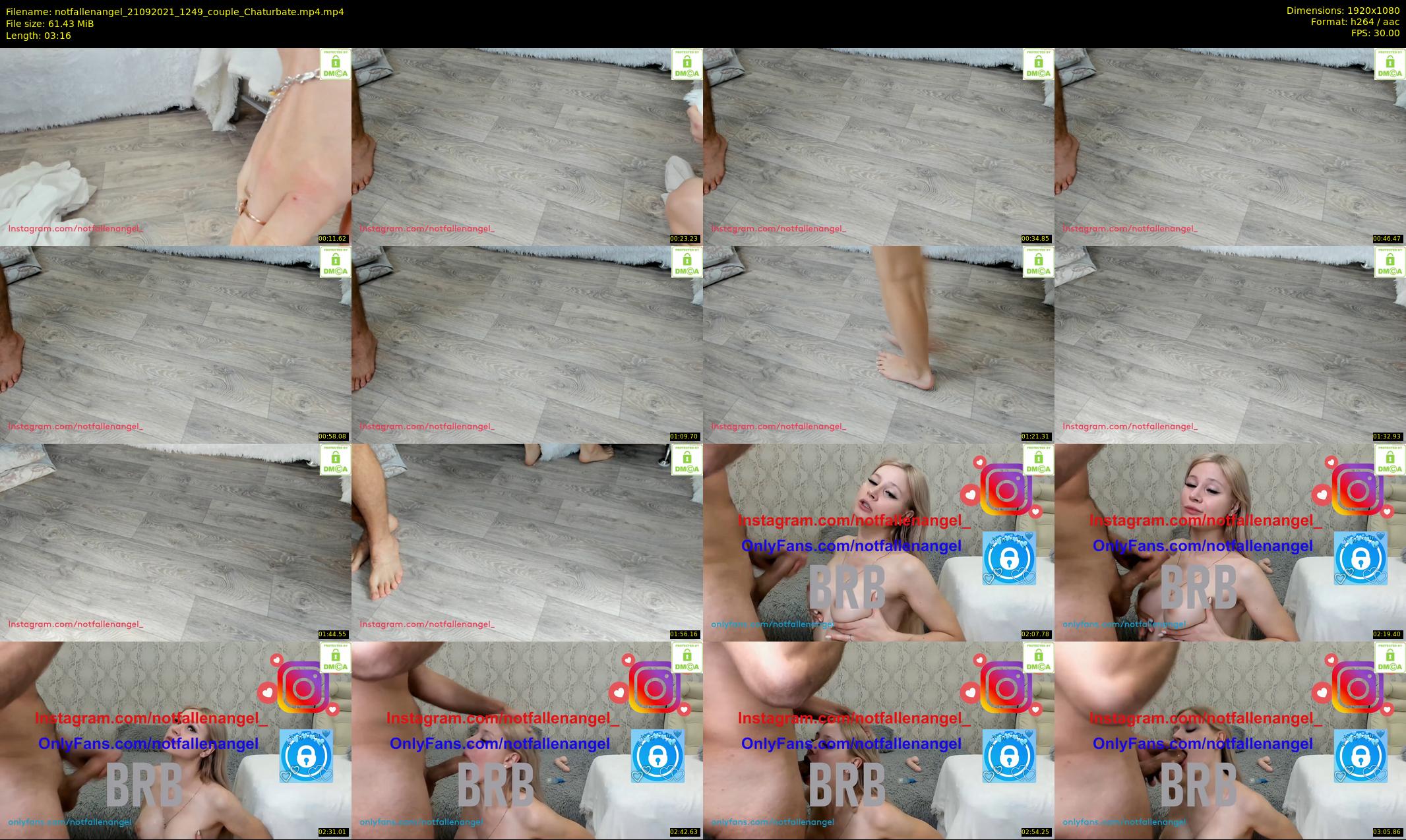 notfallenangel — 4 minute Chaturbate couple cam show recording, 1080p, Sep 21, 2021