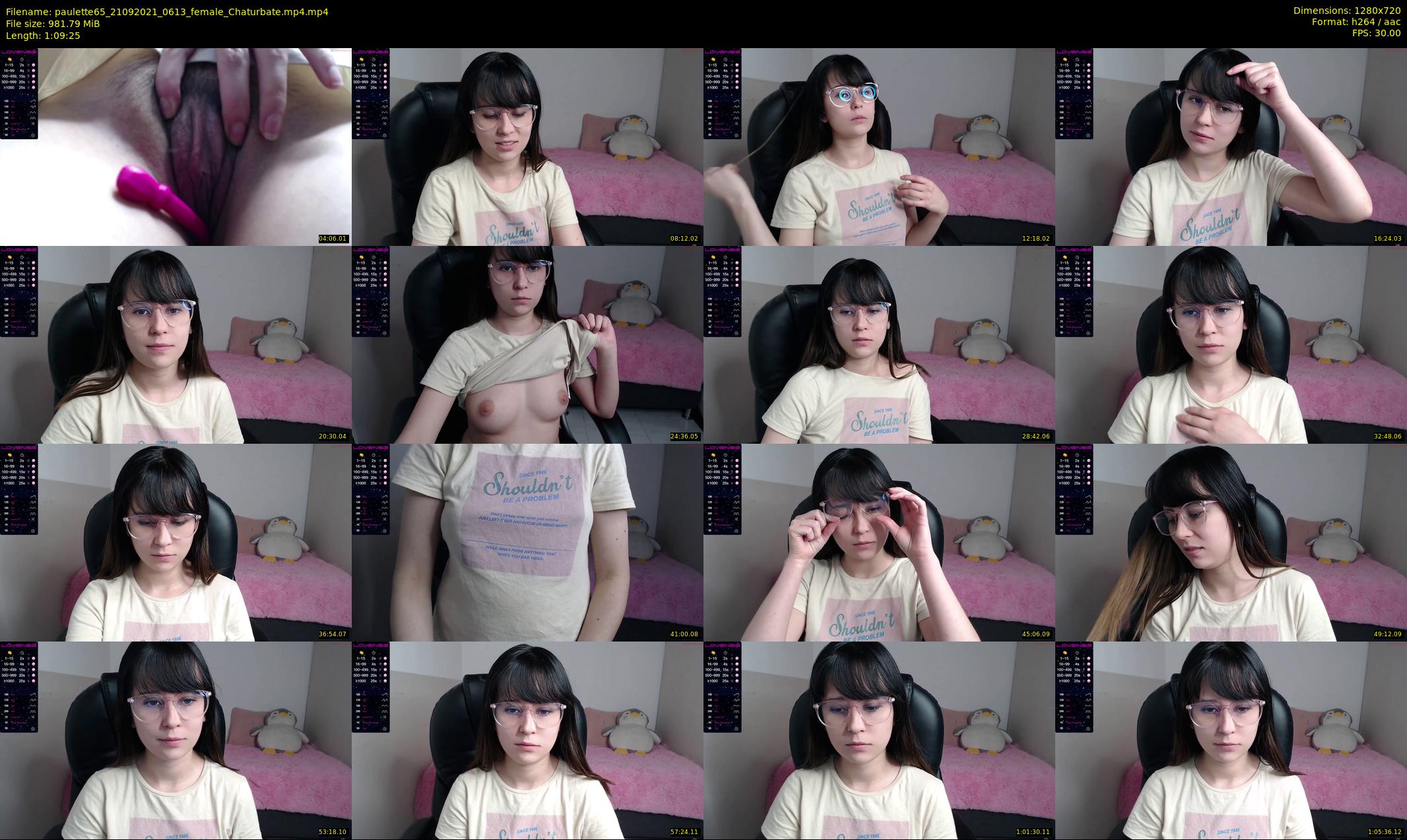 paulette65 — 70 minute Chaturbate female cam show recording, 720p, Sep 21, 2021