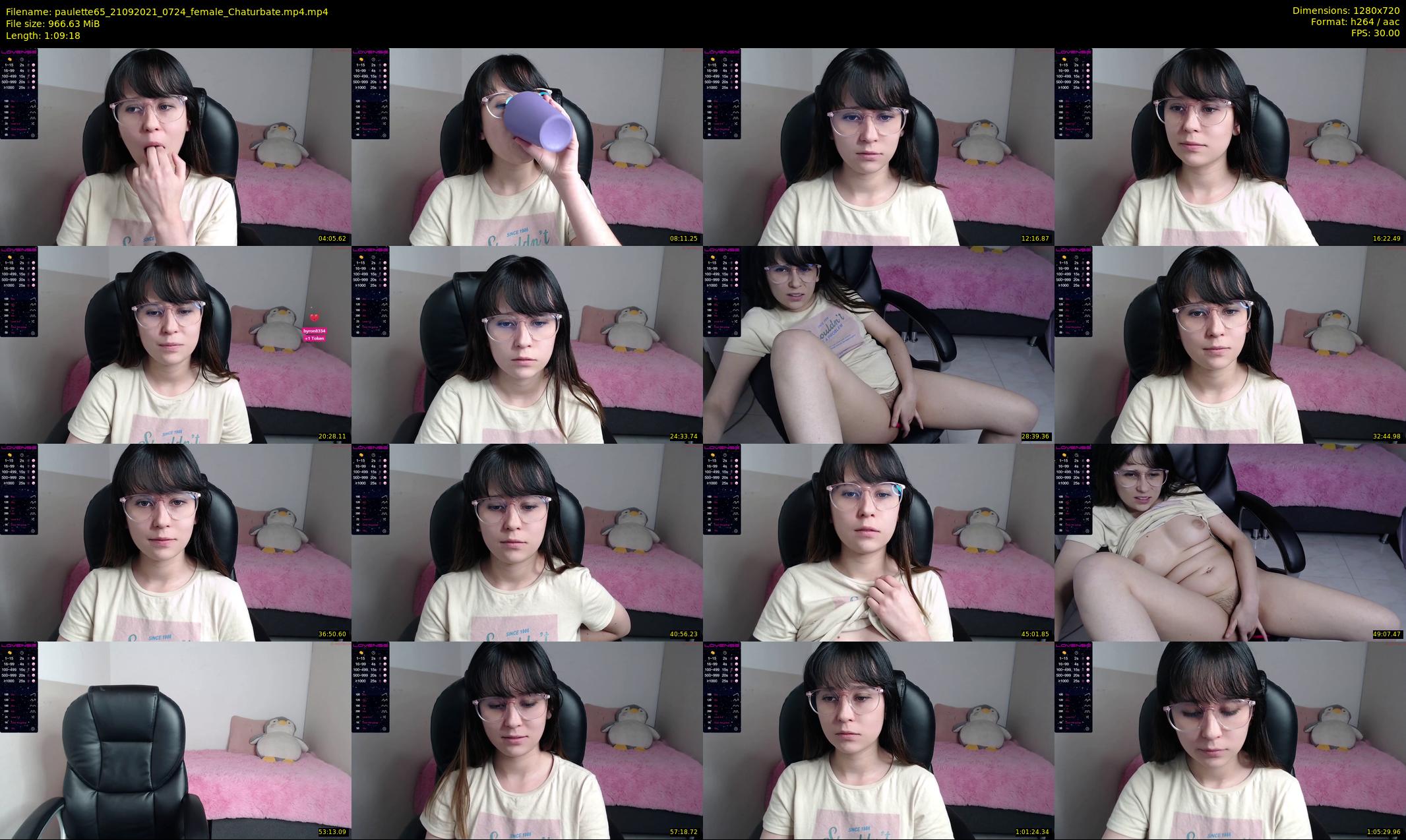 paulette65 — 70 minute Chaturbate female cam show recording, 720p, Sep 21, 2021