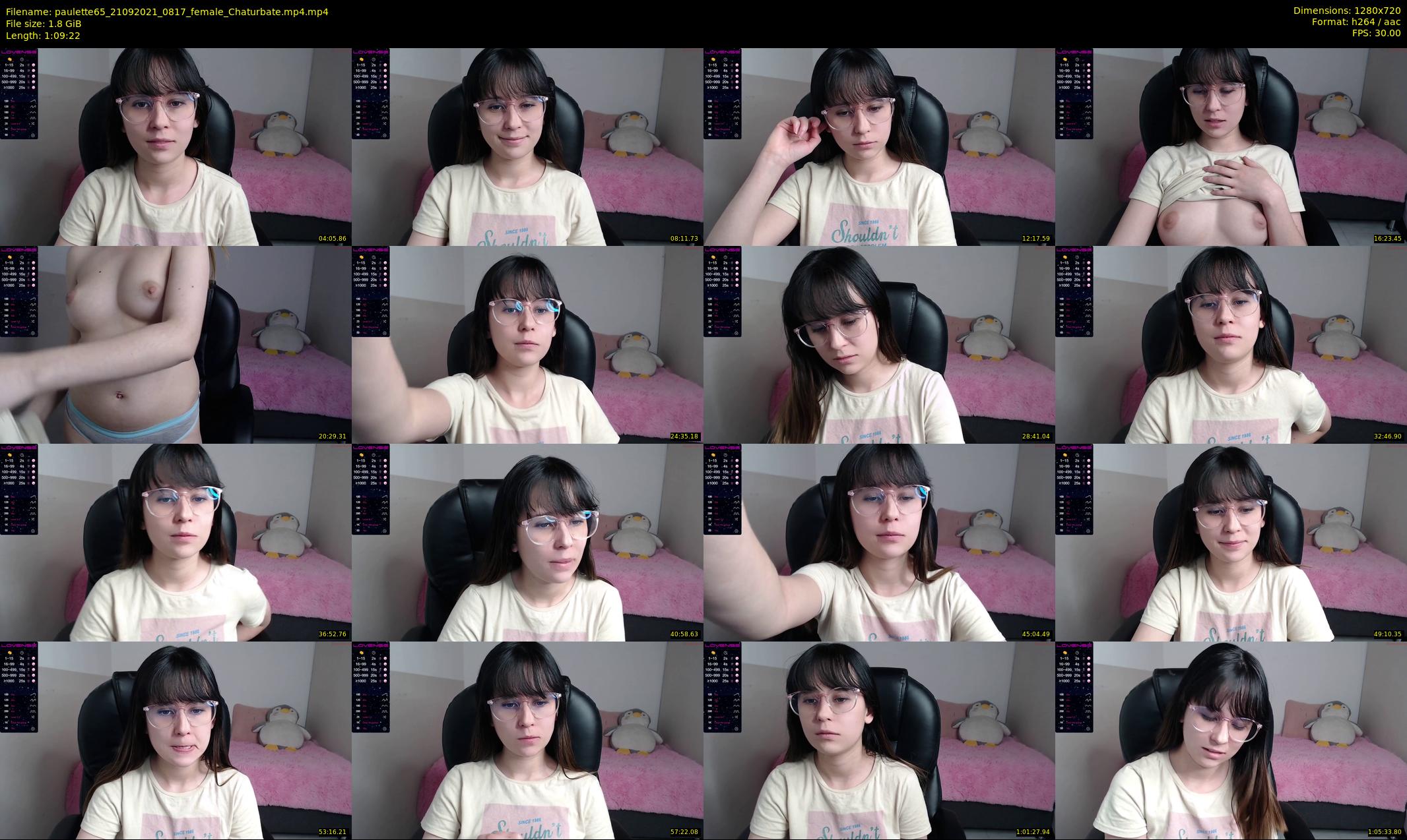 paulette65 — 70 minute Chaturbate female cam show recording, 720p, Sep 21, 2021