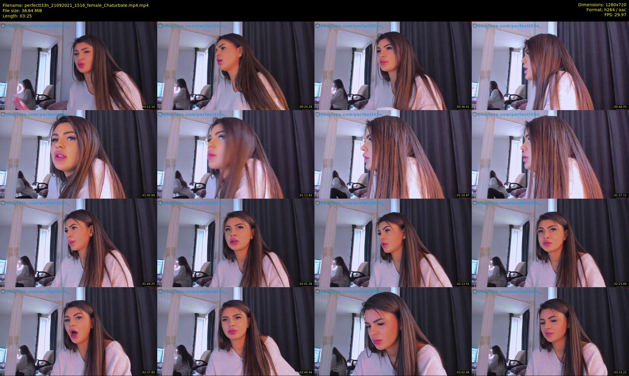 perfectt33n — 4 minute Chaturbate female cam show recording, 720p, Sep 21, 2021