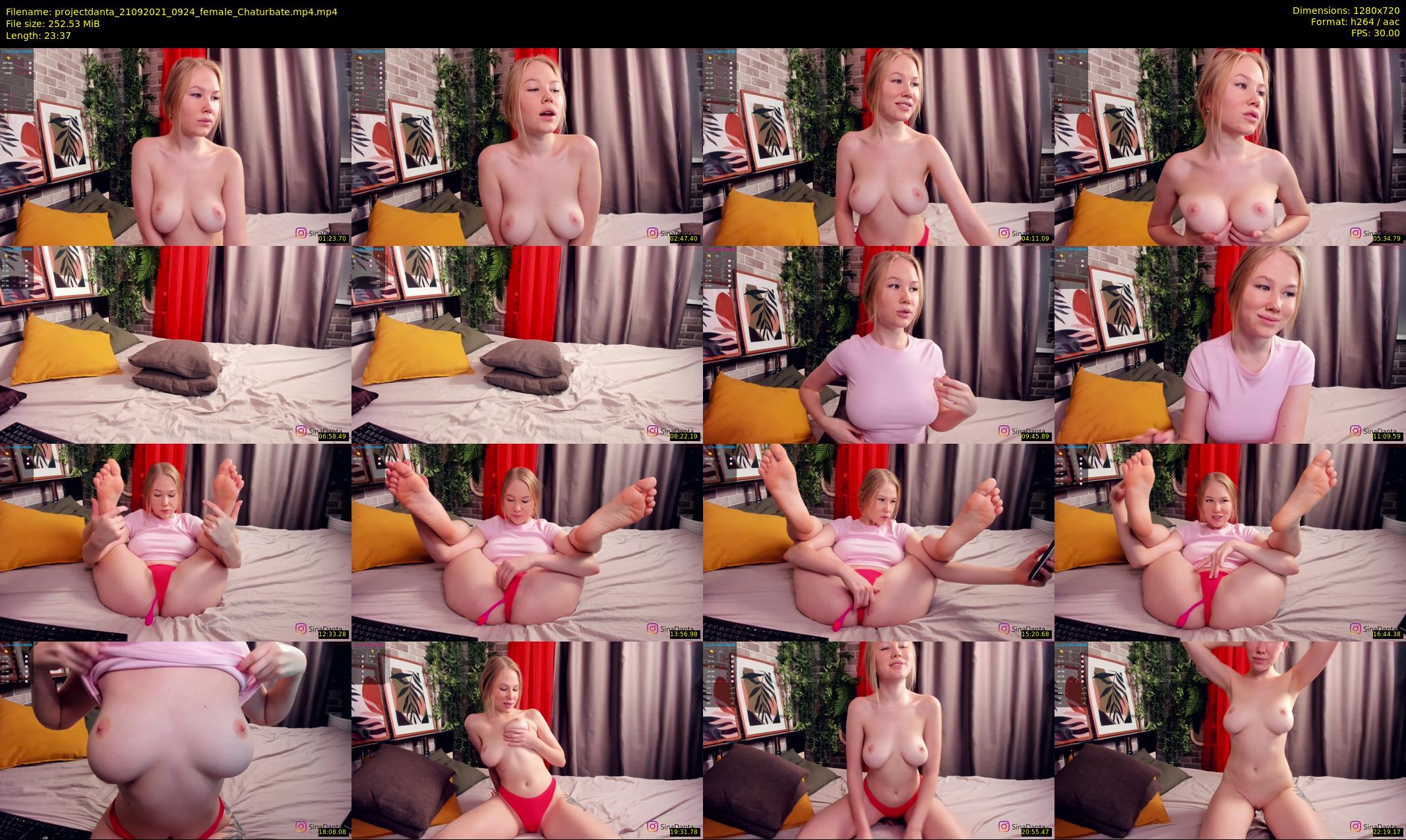 projectdanta — 24 minute Chaturbate female cam show recording, 720p, Sep 21, 2021