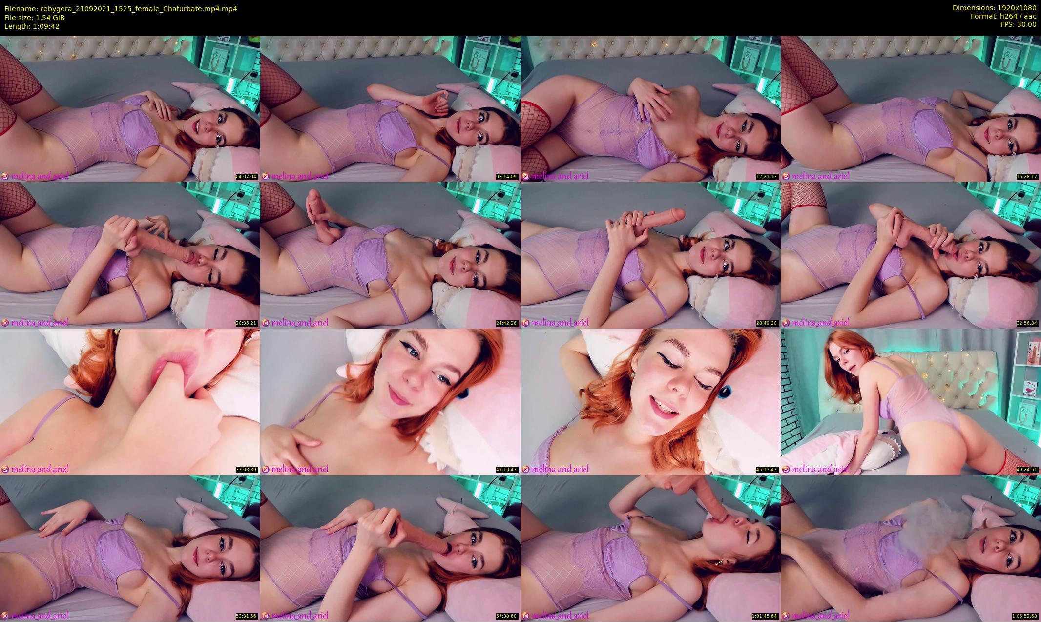 rebygera — 70 minute Chaturbate couple cam show recording, 1080p, Sep 21, 2021